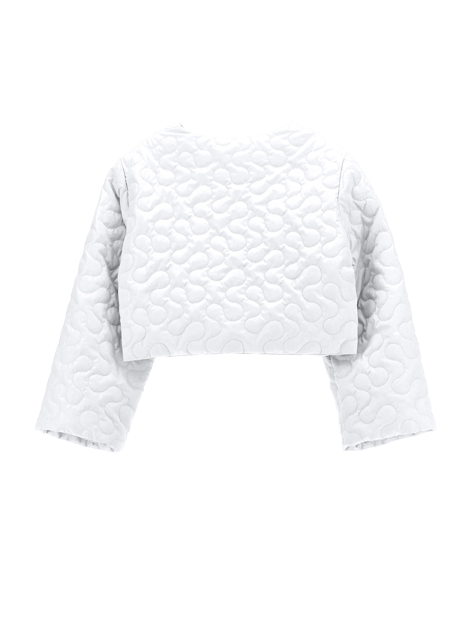 Monnalisa Extra Light Quilted Jacket In White