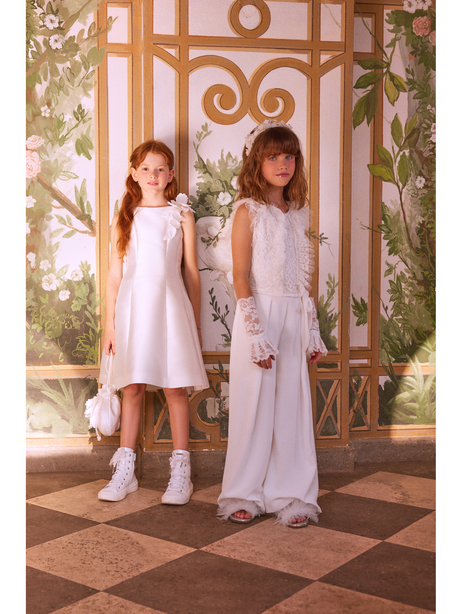 Mikado dress girl Monnalisa United Kingdom
