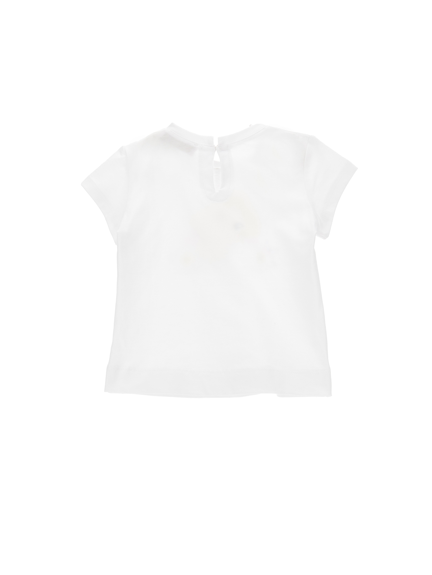 Monnalisa Rapunzel Jersey Maxi T-shirt In White