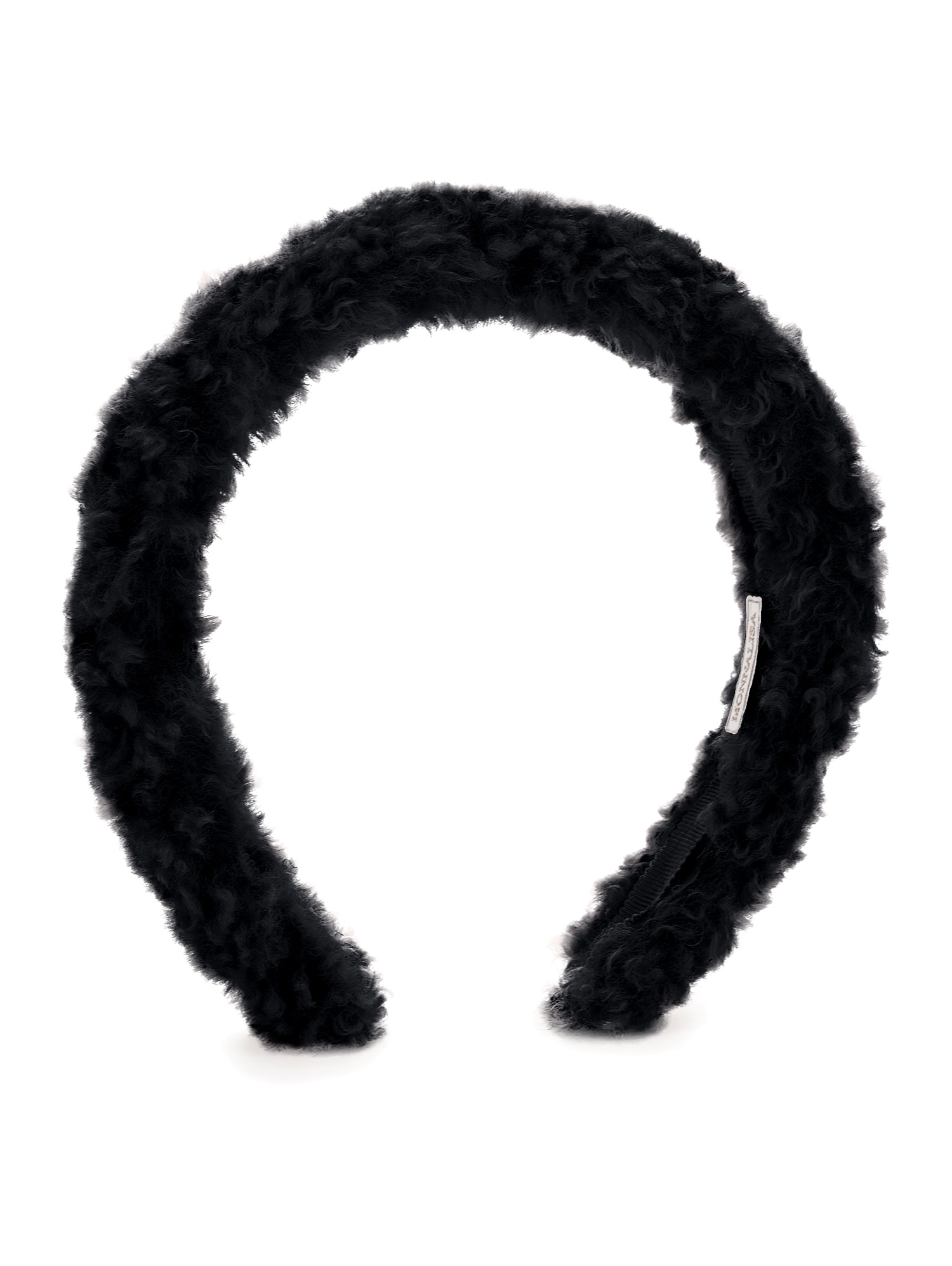 Monnalisa Plush Headband In Black