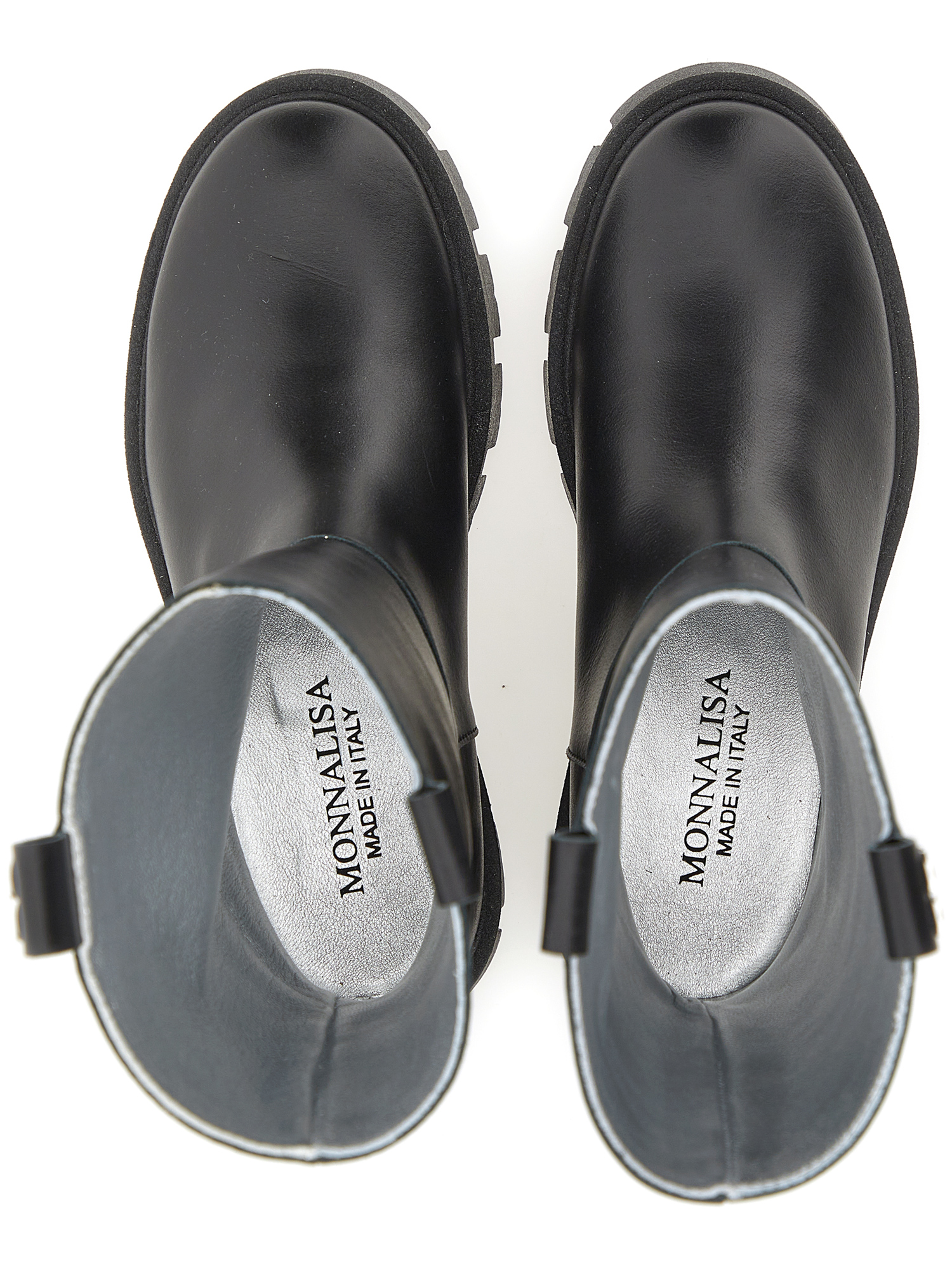MONNALISA MONNALISA LEATHER BOOTS