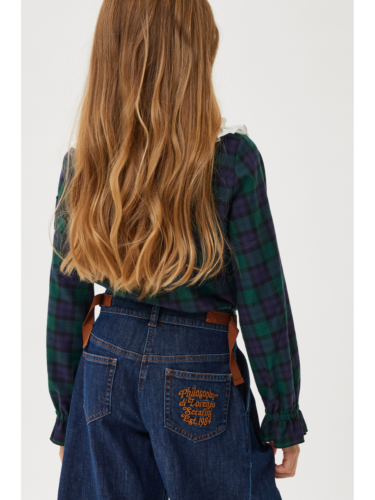 Philosophy Di Lorenzo Serafini Pleated Jeans In Blue