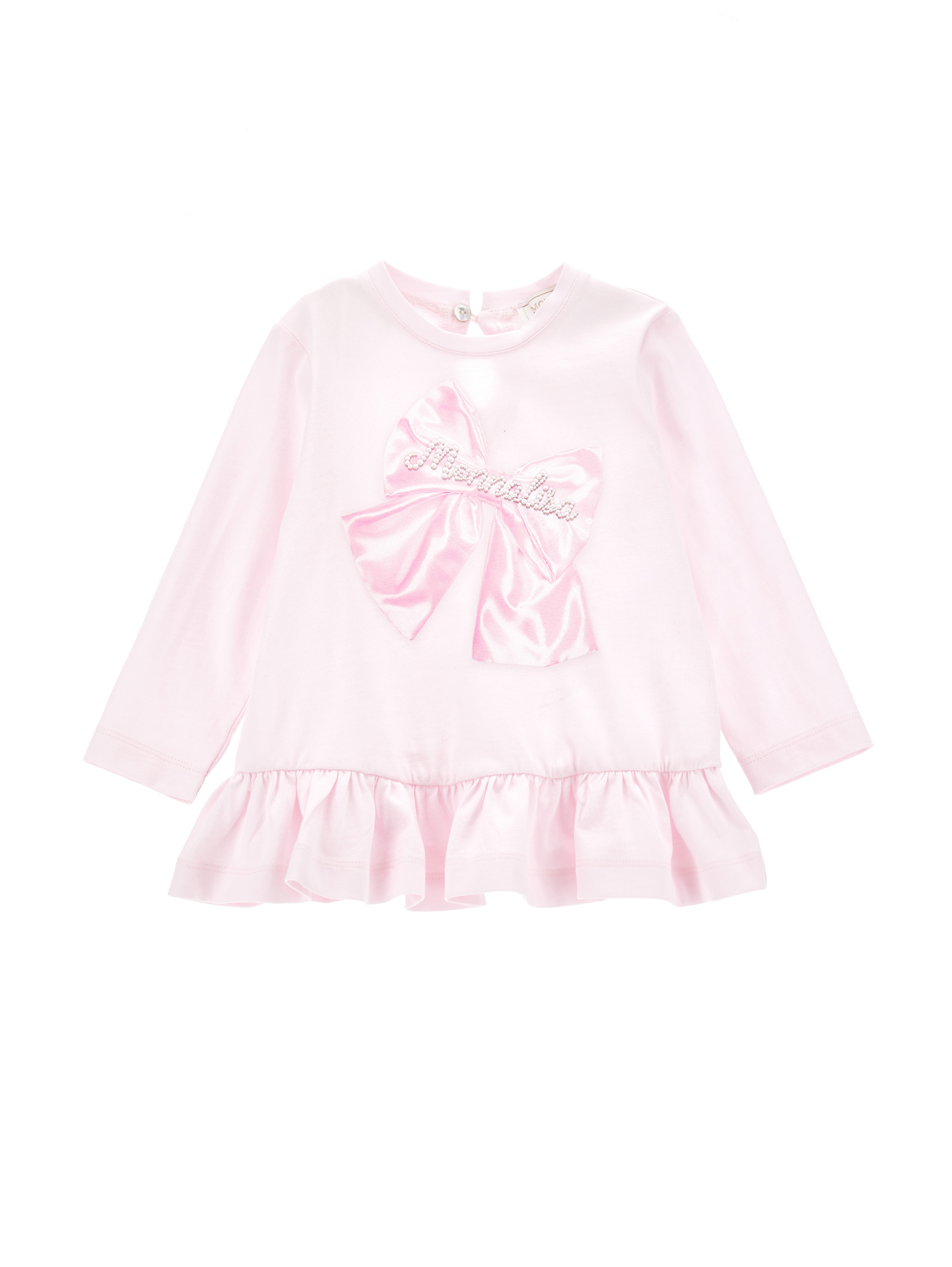 Monnalisa Maxi t-shirt con fiocco