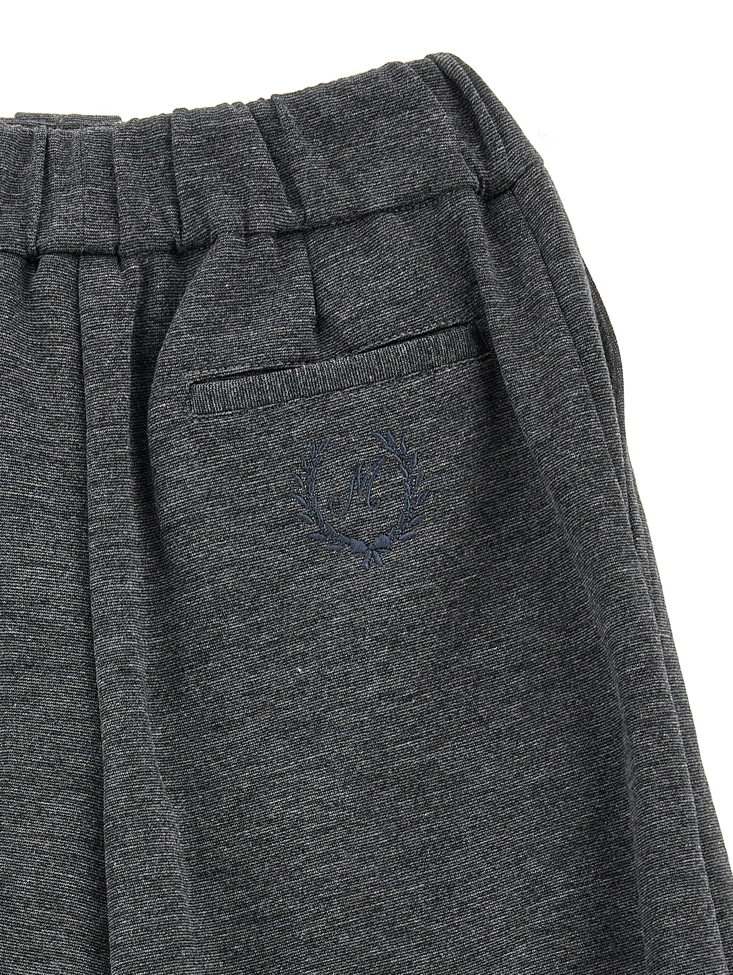 Monnalisa Milano Stitch Bermuda Shorts In Medium Grey