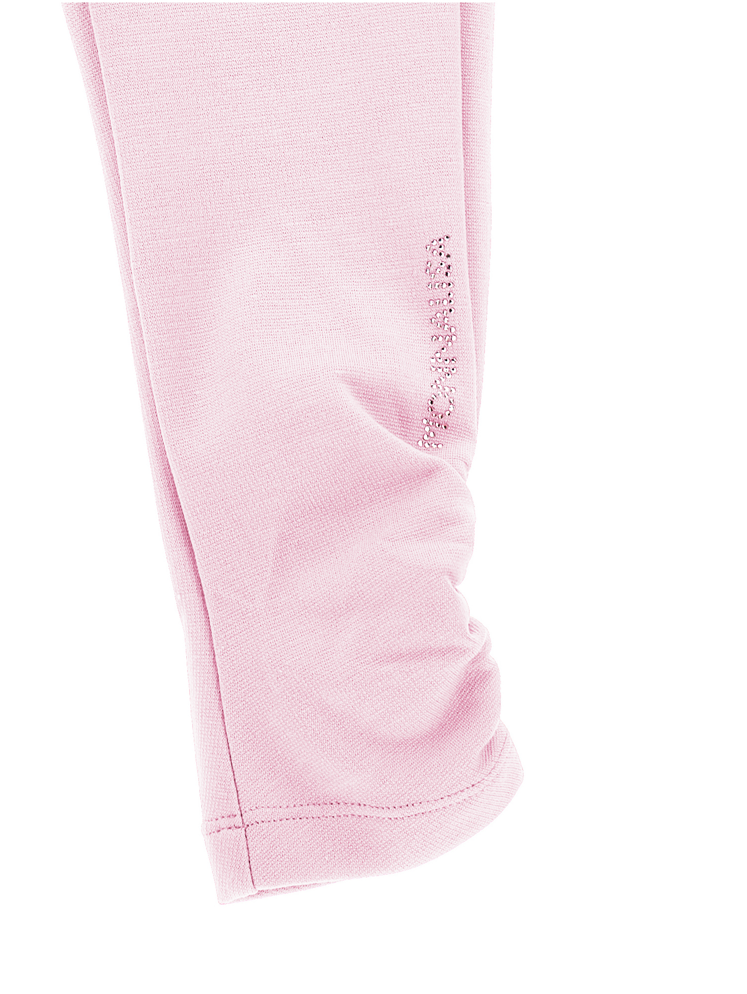 Monnalisa Ruched Milano Stitch Leggings In Rosa Fairy Tale
