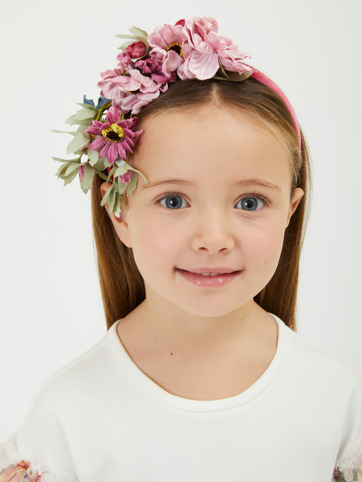 Monnalisa Bambina Accessori Accessori per capelli Cerchietto per capelli ramage fiori 