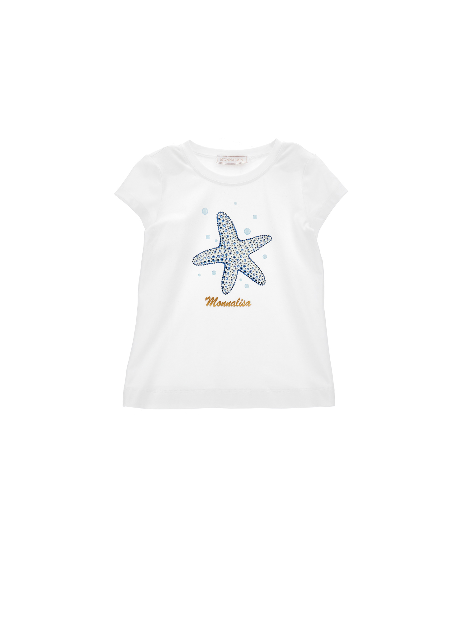 Monnalisa T-shirt stellina strass