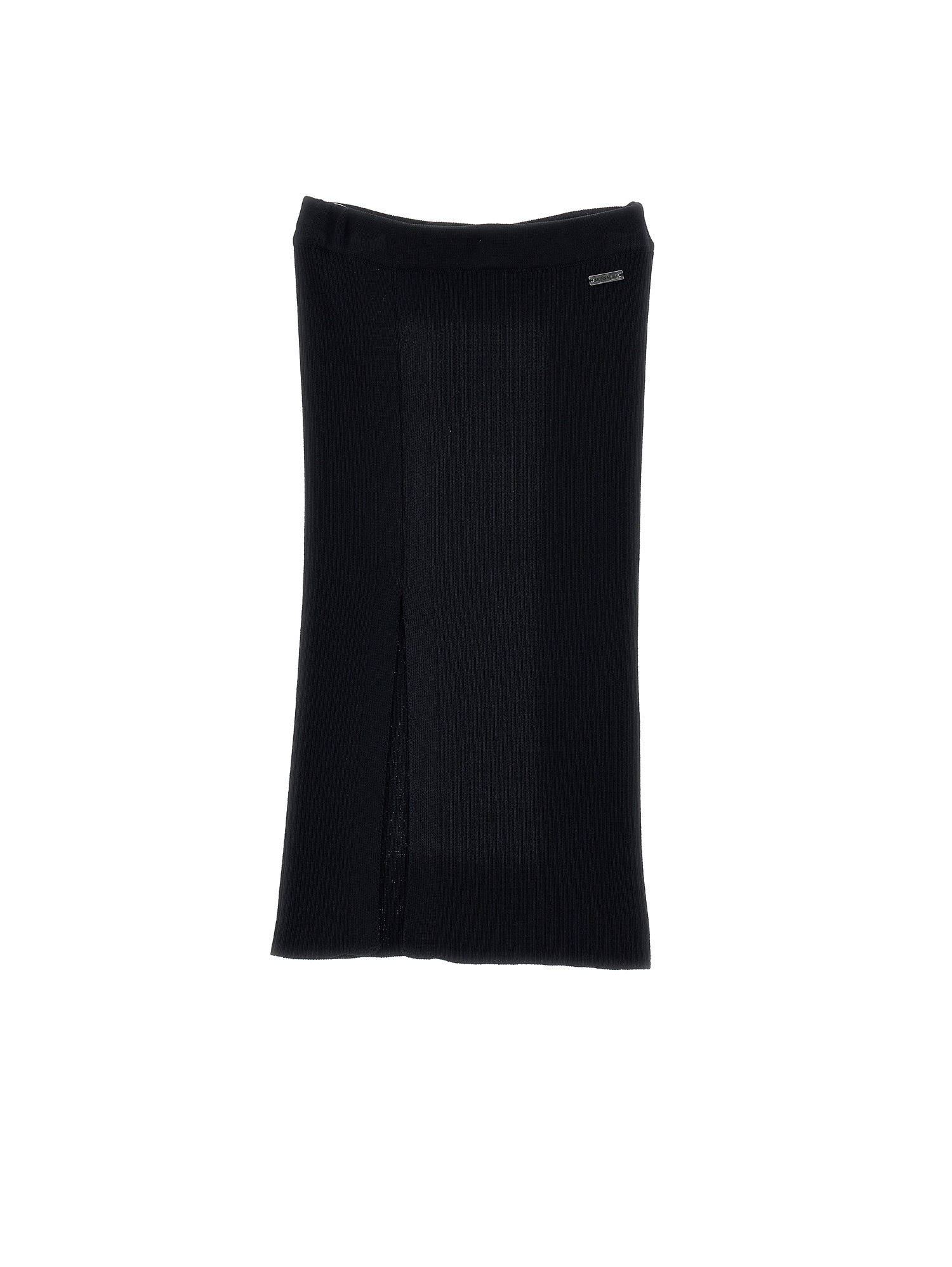 Monnalisa Kids'   Long Knit Skirt In Black