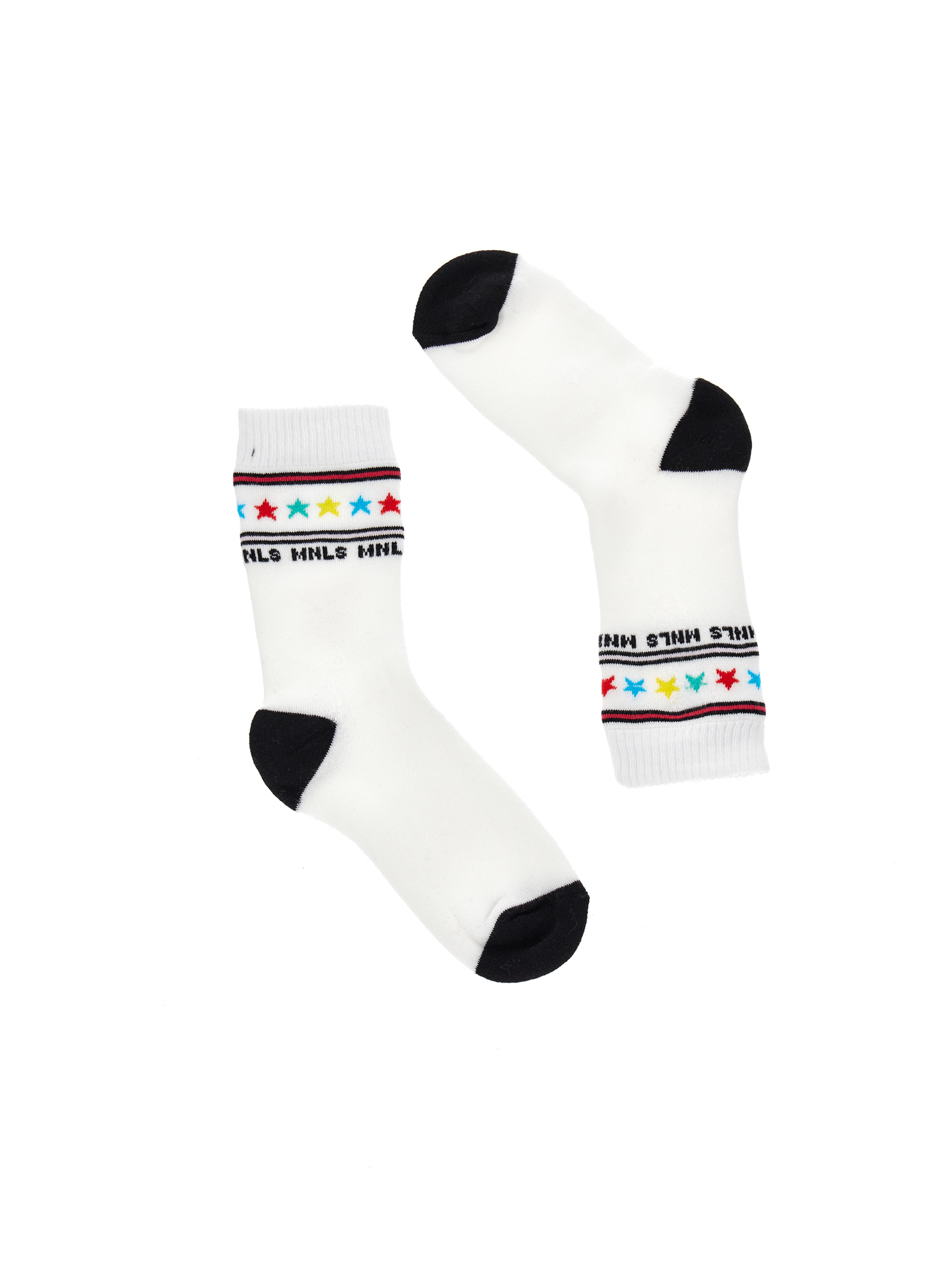 Shop Monnalisa Terry-effect Socks In White