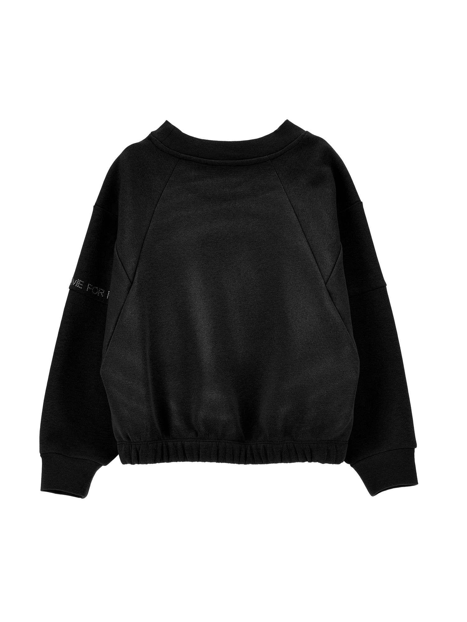 Monnalisa Sweatshirt In Black