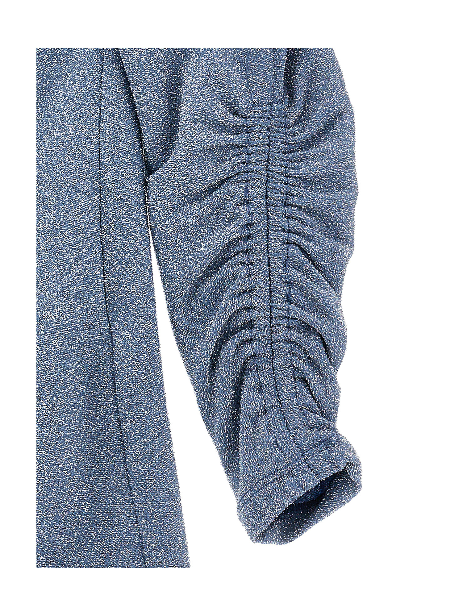 Monnalisa Lurex Knit Dress In Bluestone + Silver