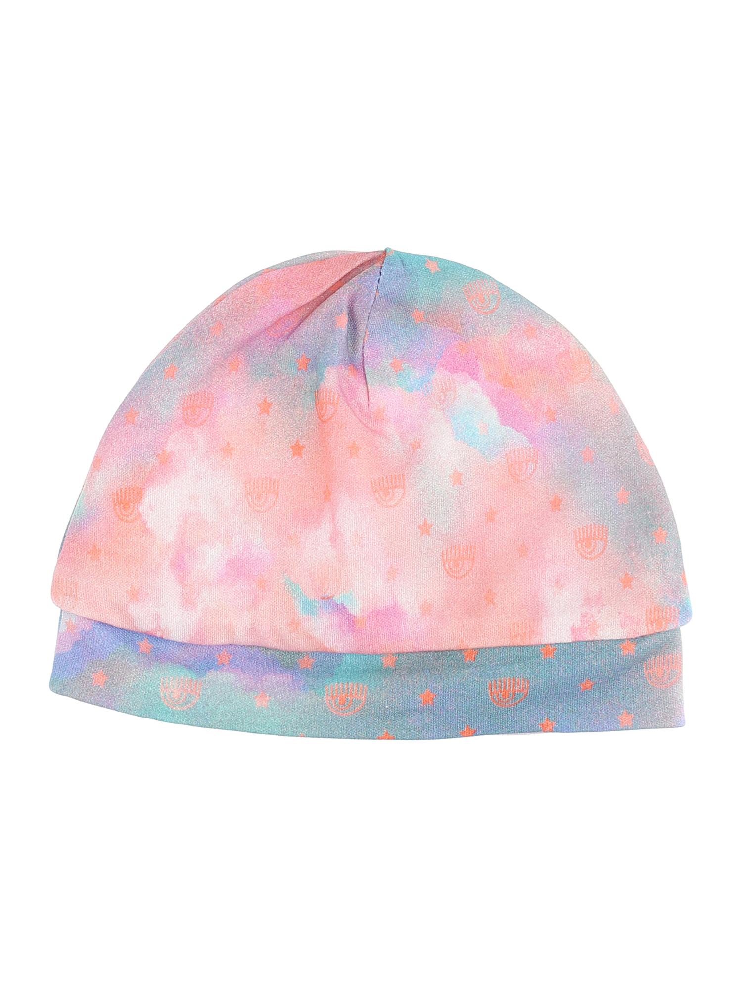 Shop Chiara Ferragni Cf Gold Bonnet In Multicolor