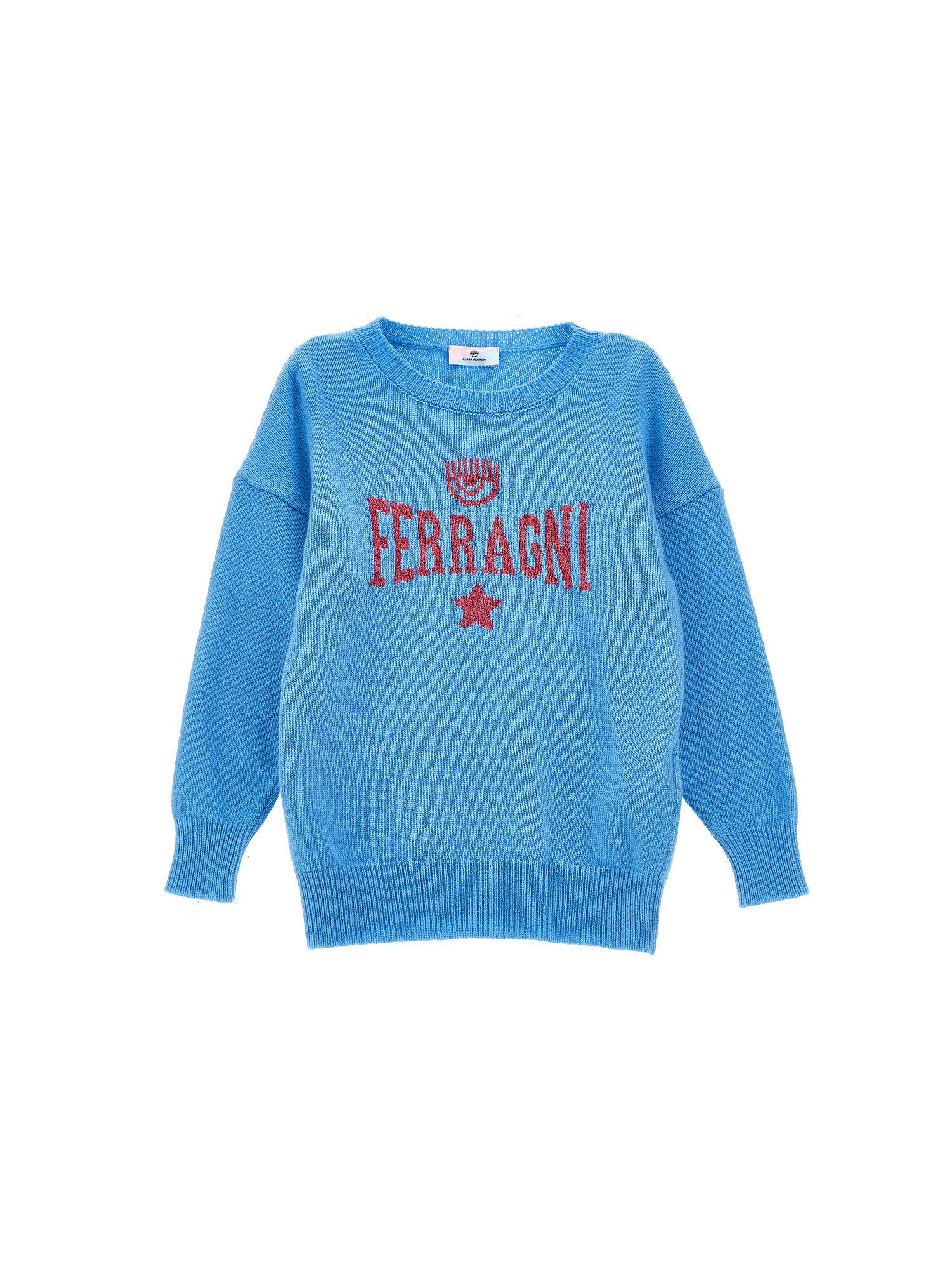 Monnalisa Maxi pull misto cachemire Ferragni Stretch