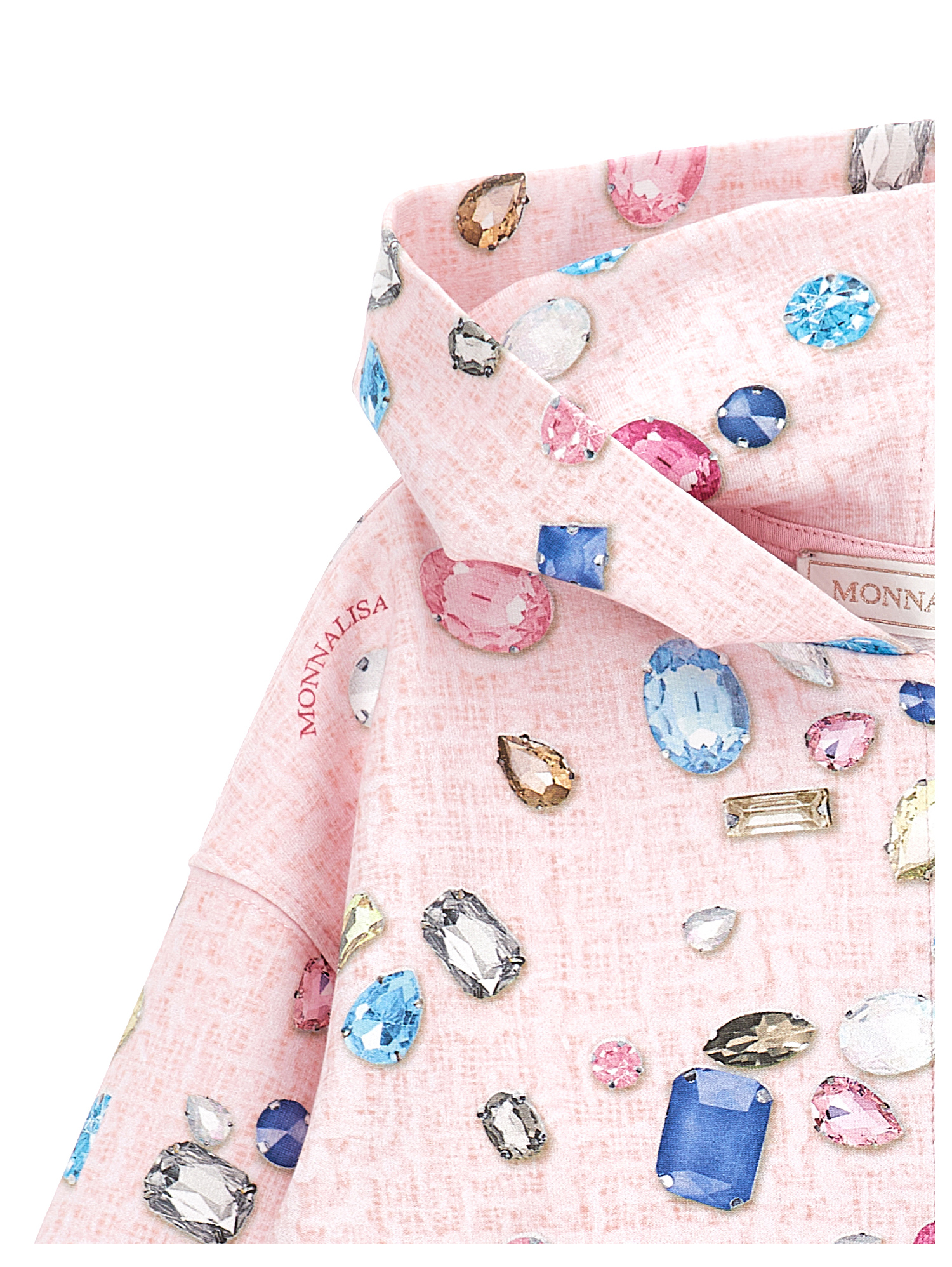 Monnalisa Gems Hoodie Zip