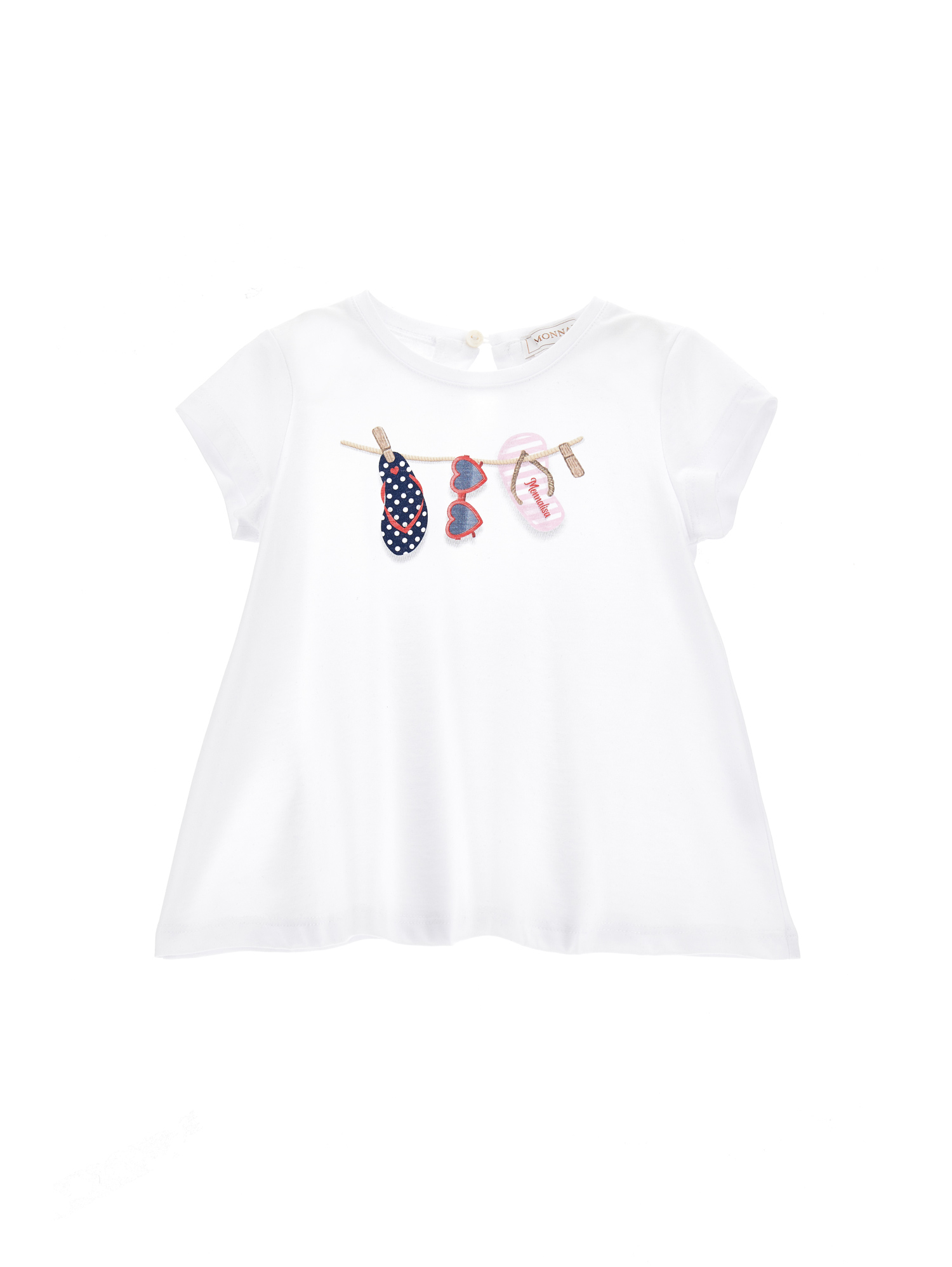 Monnalisa Maxi t-shirt stampa accessori