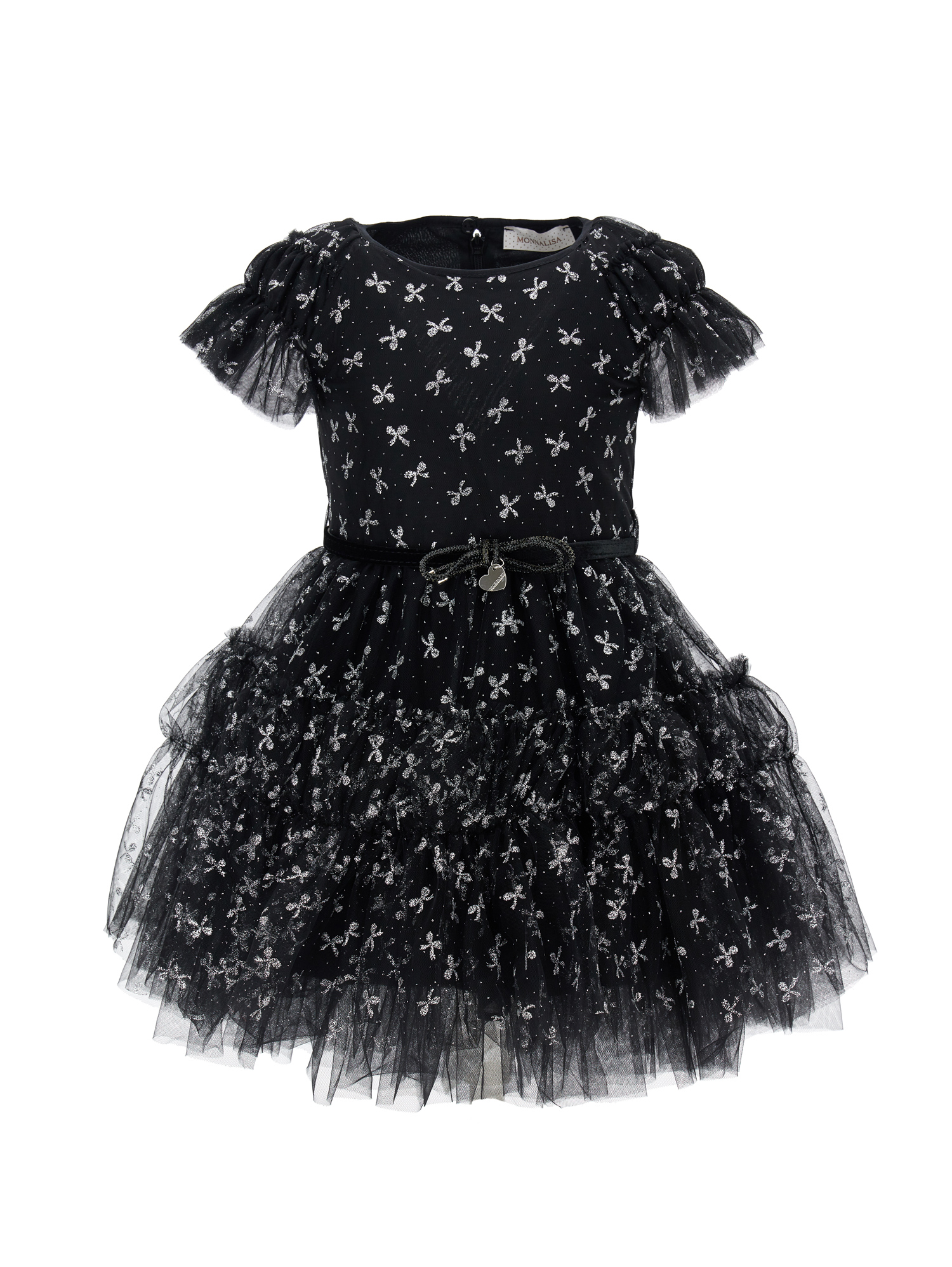 Monnalisa Abito tulle glitterato