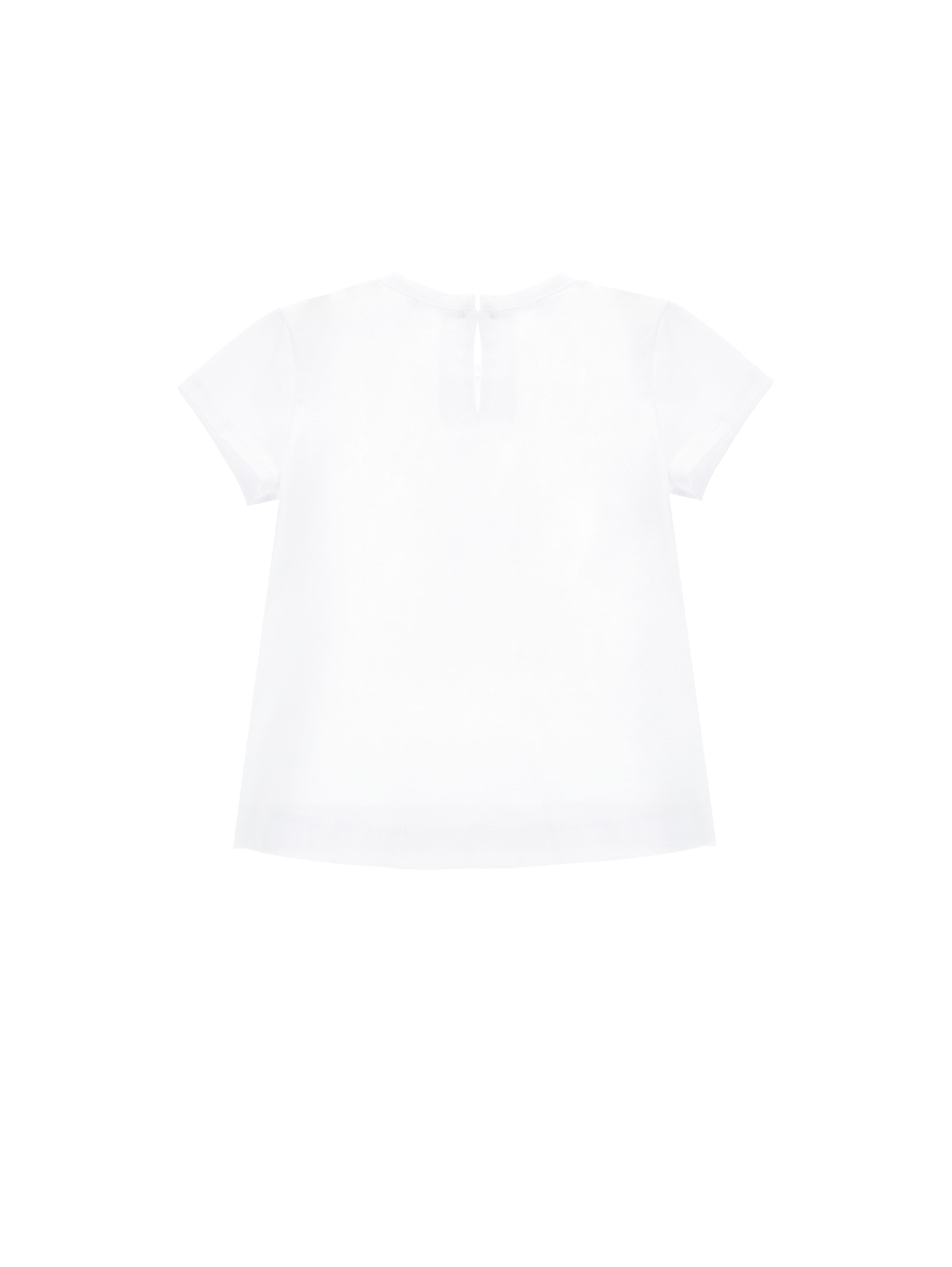 Shop Monnalisa Minnie Mouse Cotton T-shirt In White