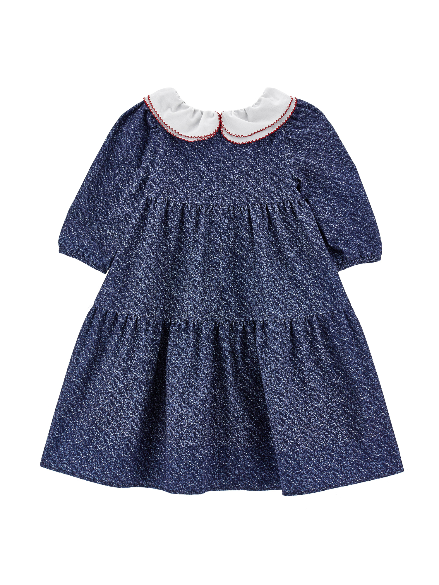 Philosophy Di Lorenzo Serafini Philosophy Kids Embroidered Collar Dress In Blue