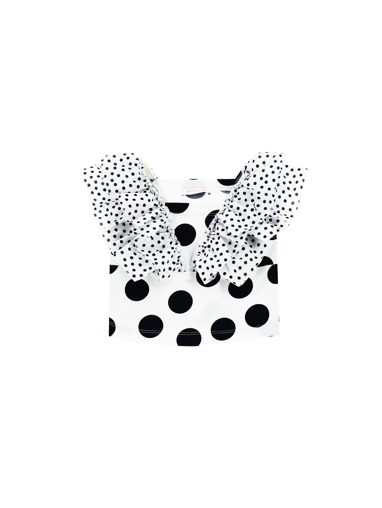 Monnalisa Top jersey a pois