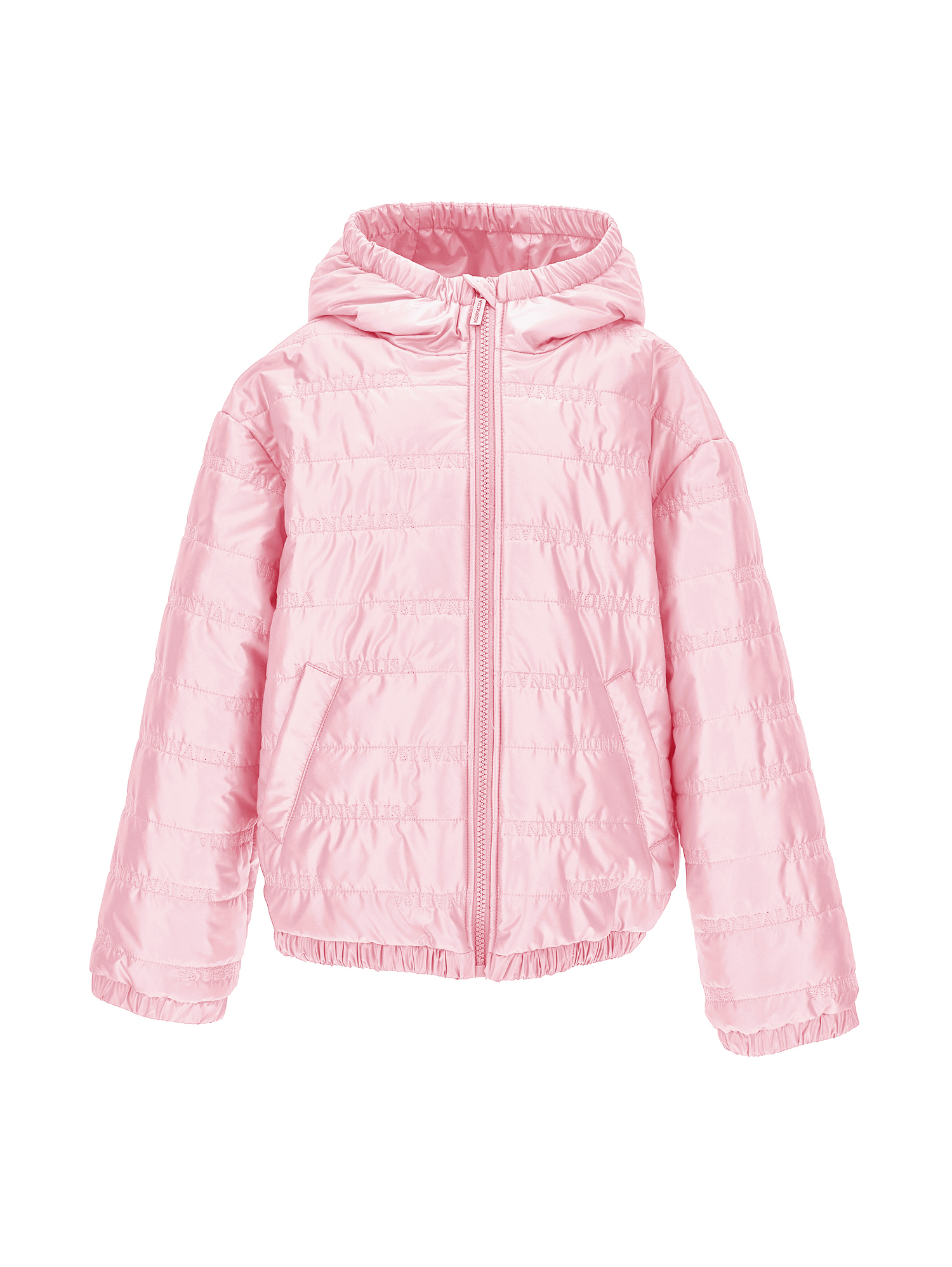 Monnalisa Quilted Extralight Jacket In Rosa Fairy Tale