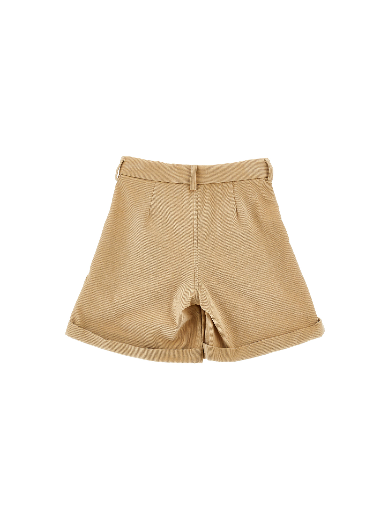 Philosophy Di Lorenzo Serafini Philosophy Kids Bermuda Shorts With Cuffs And Pleats In Brown