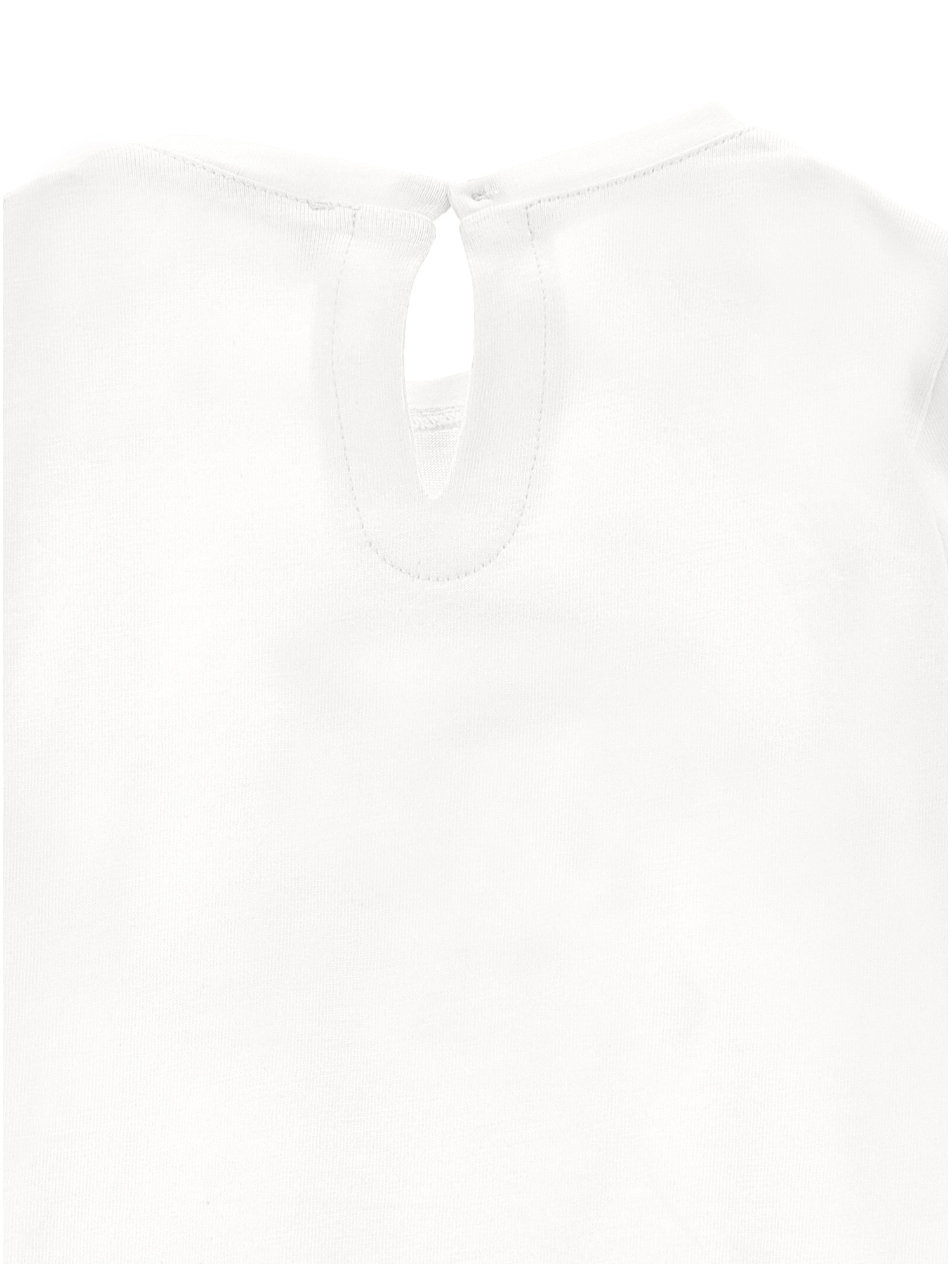 Monnalisa Sweet Treats Print Jersey T-shirt In Cream