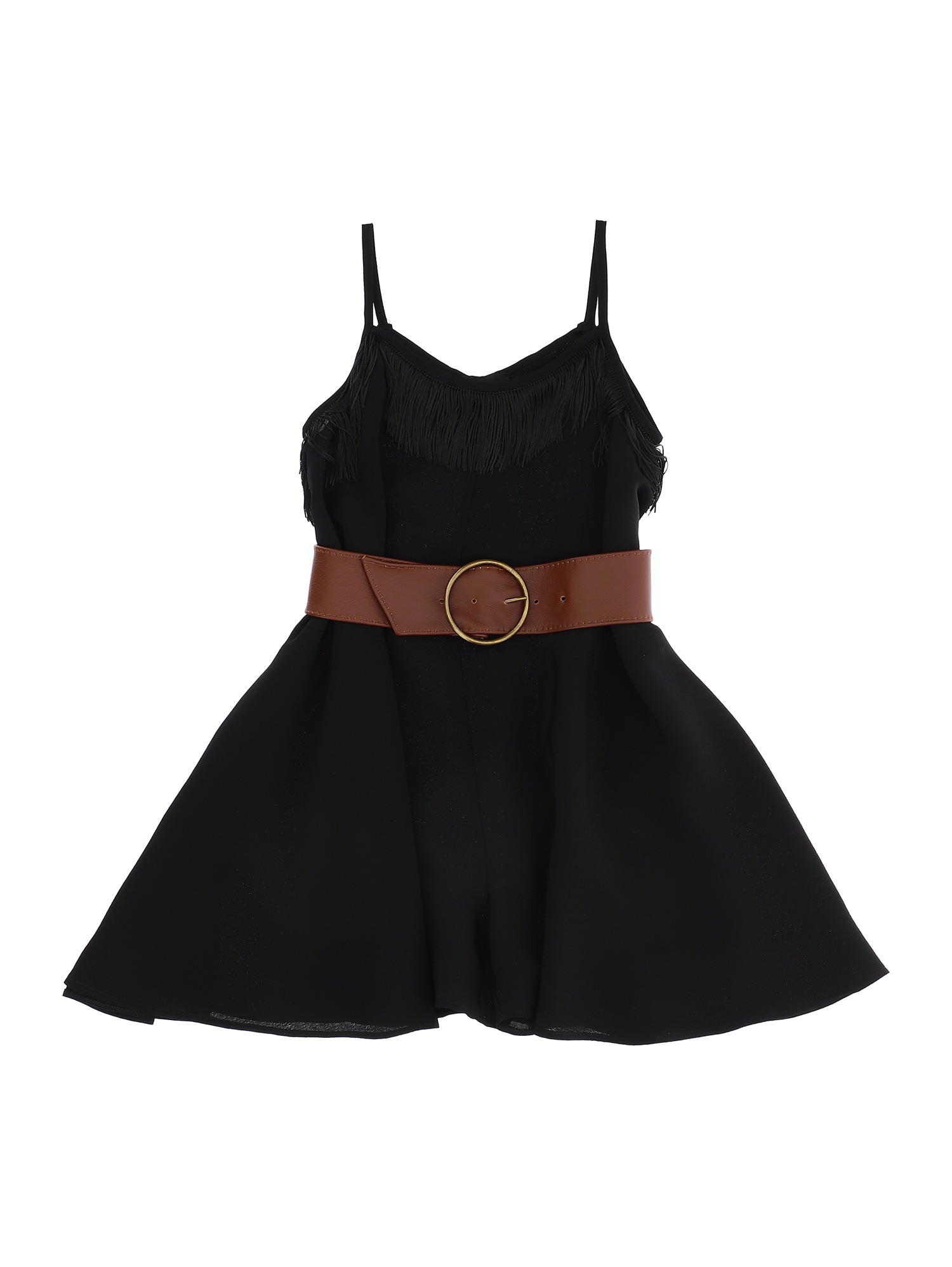 Monnalisa Kids'   Marocain Playsuit In Black