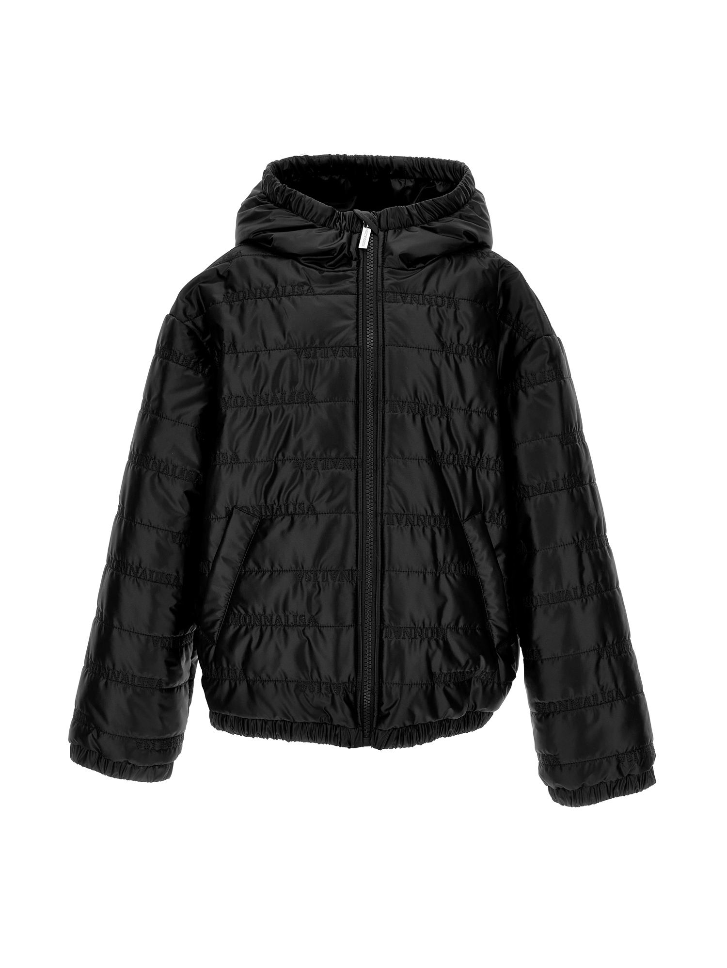 Monnalisa Kids'   Quilted Extralight Jacket In Black