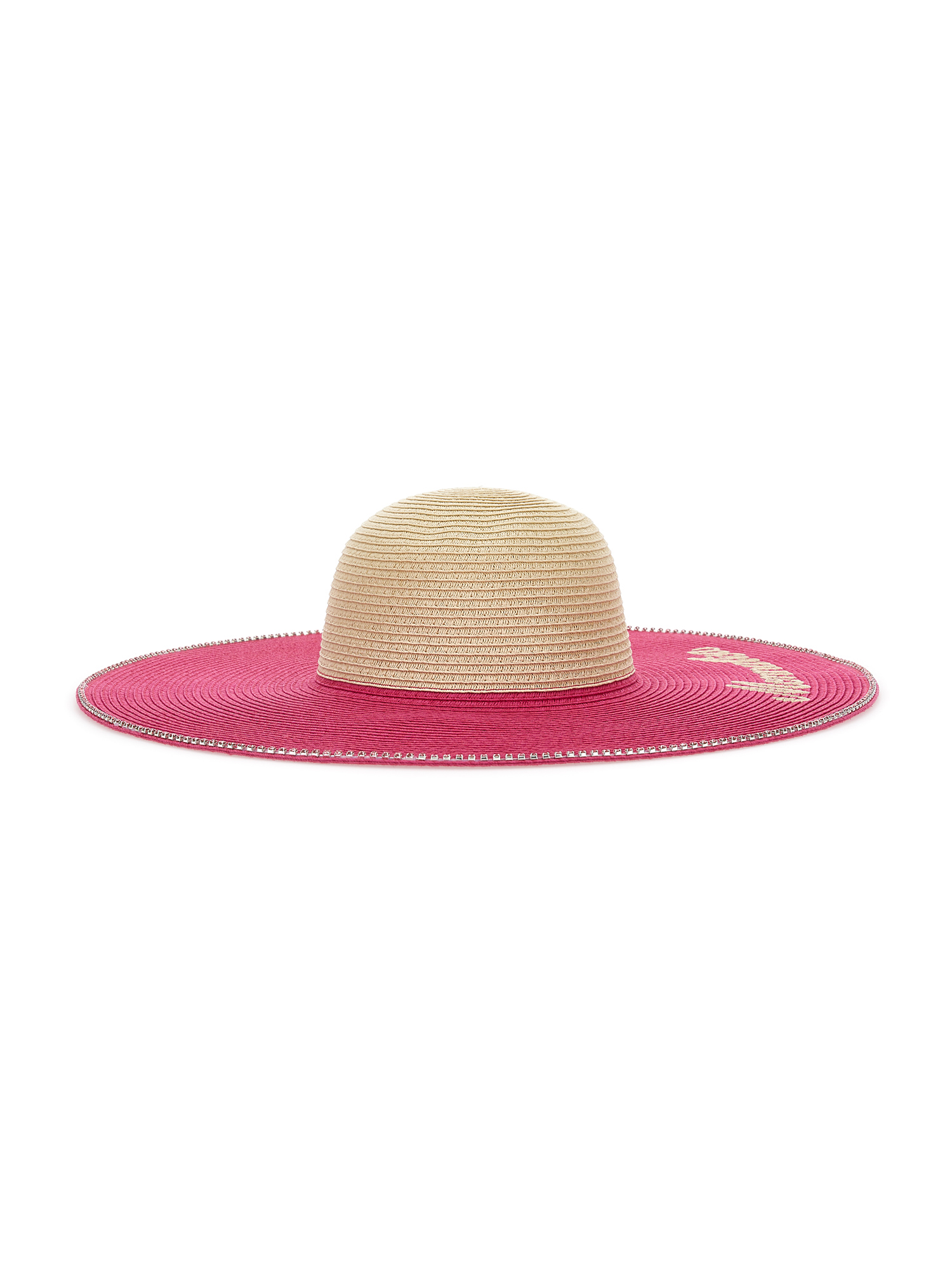 Monnalisa Hat With Chain In Sachet Pink