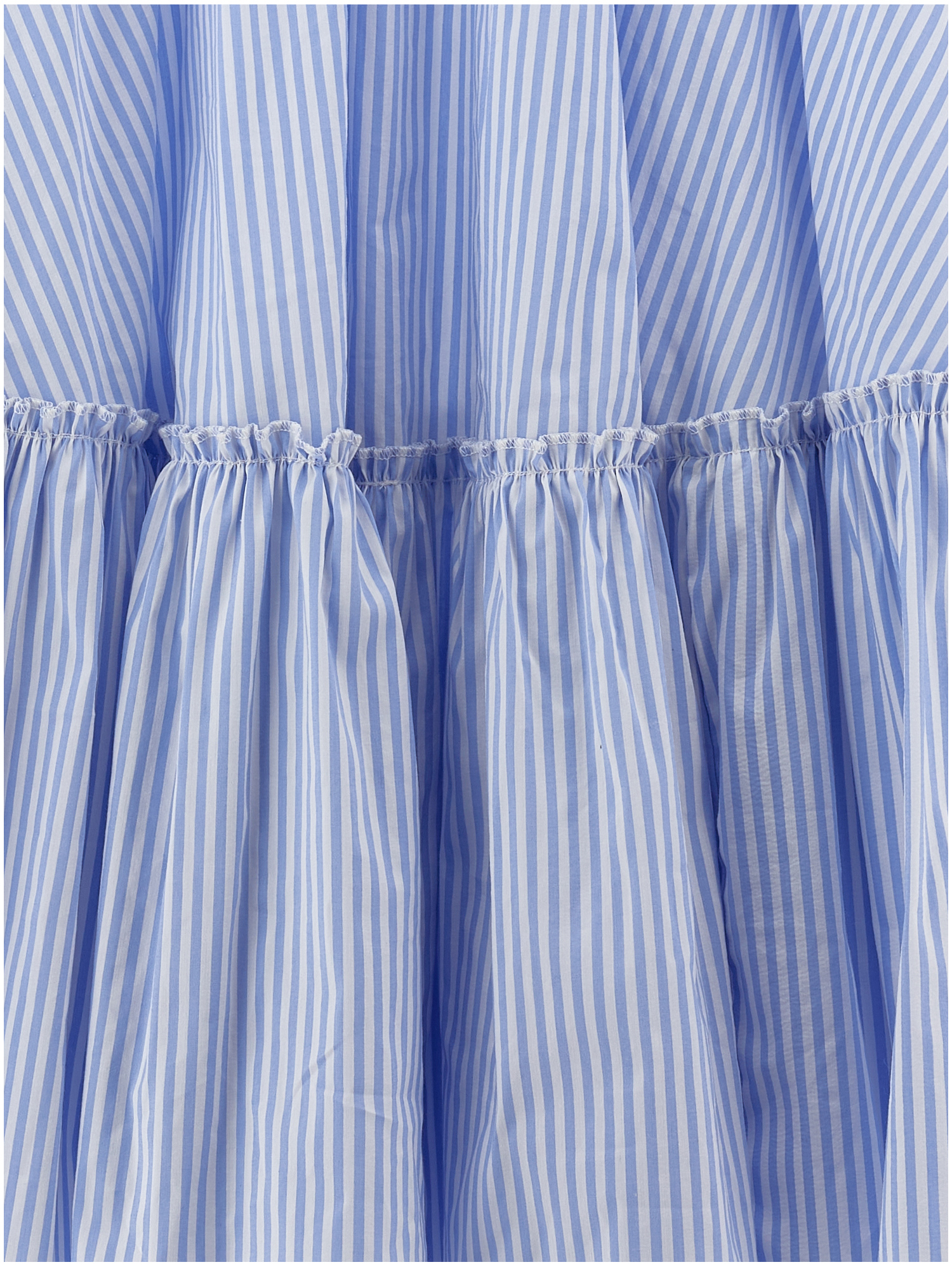 Philosophy Di Lorenzo Serafini Philosophy Kids  Girls' Off-the-shoulder Striped Dress In Blue