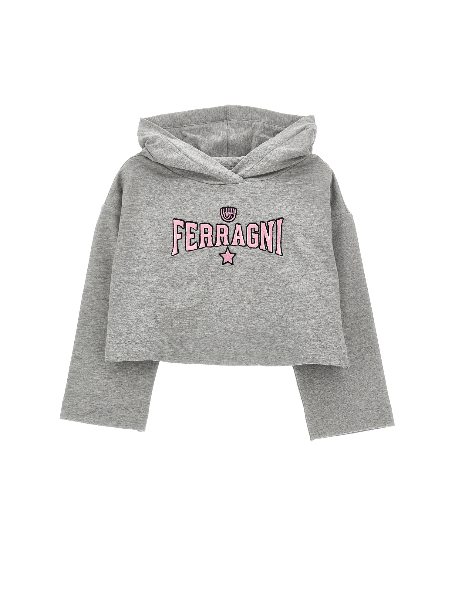 Chiara Ferragni Cf Ferragni Stretch Hoodie In Grey