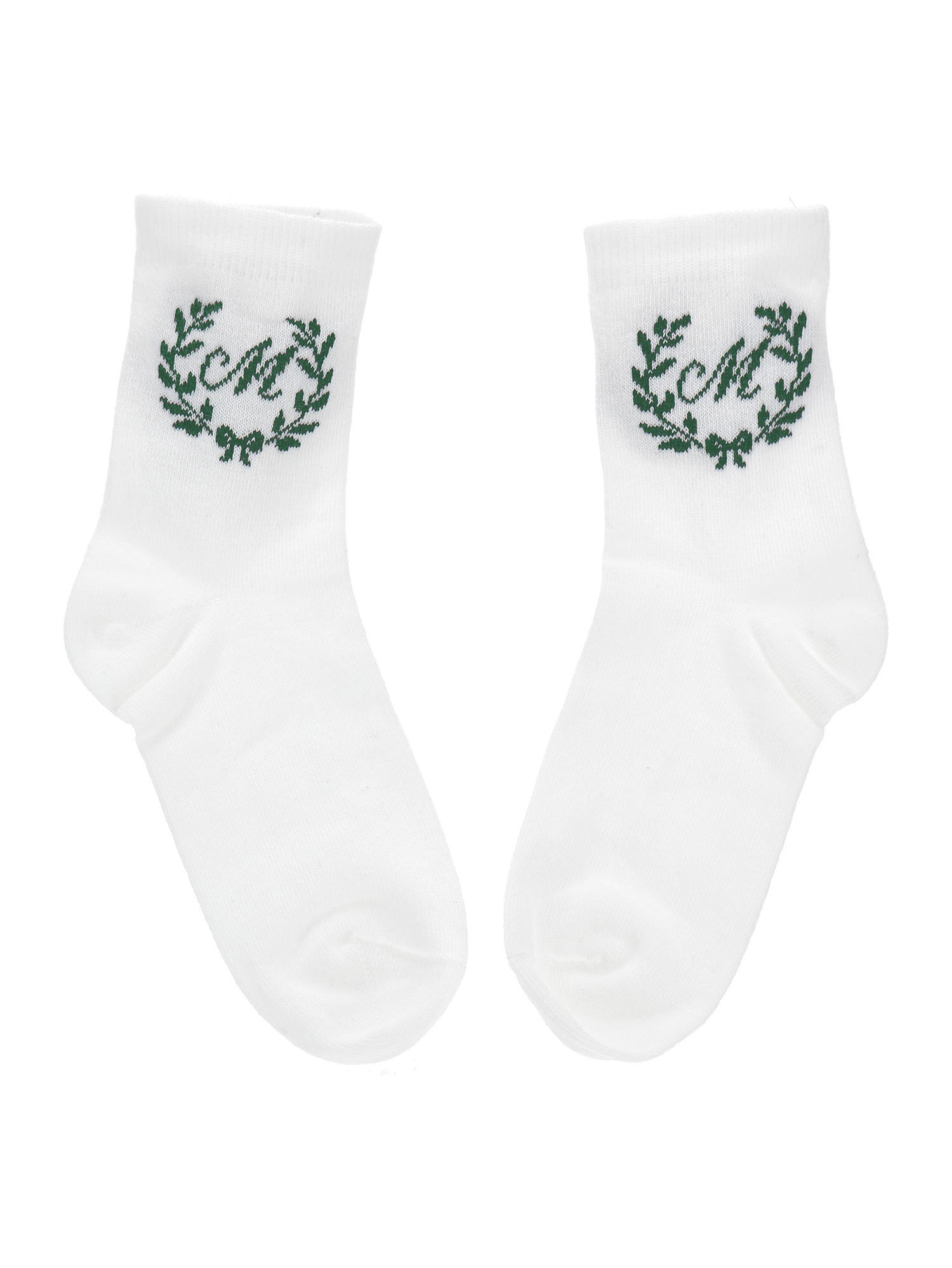Monnalisa Cotton Socks Set In White