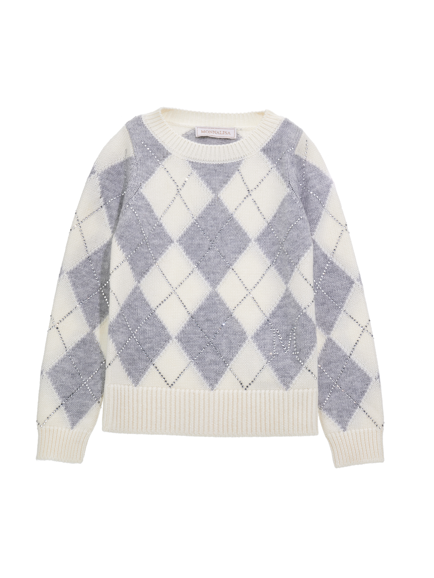 Monnalisa Pull jacquard bicolor