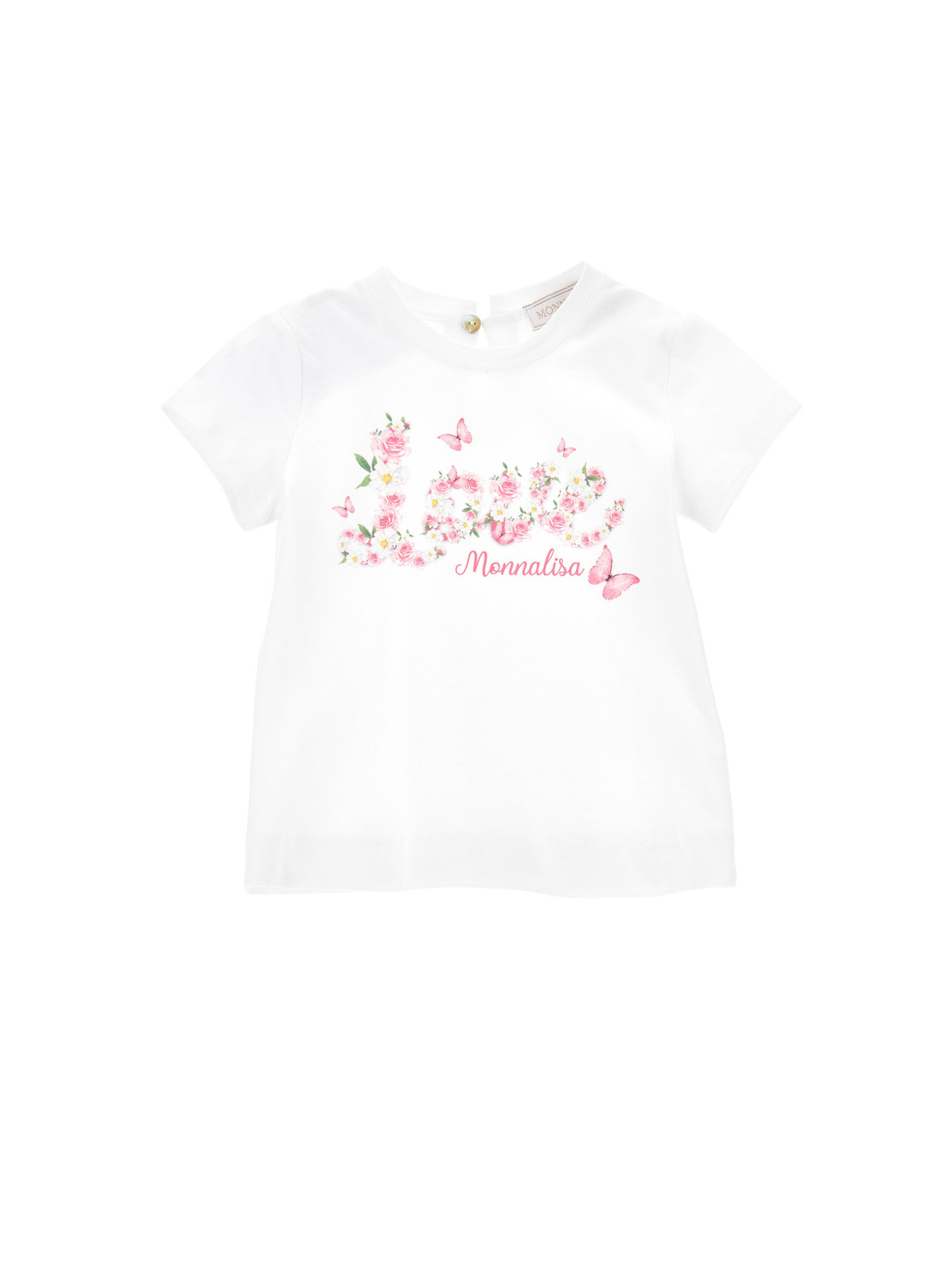 Monnalisa T-shirt stampa Love