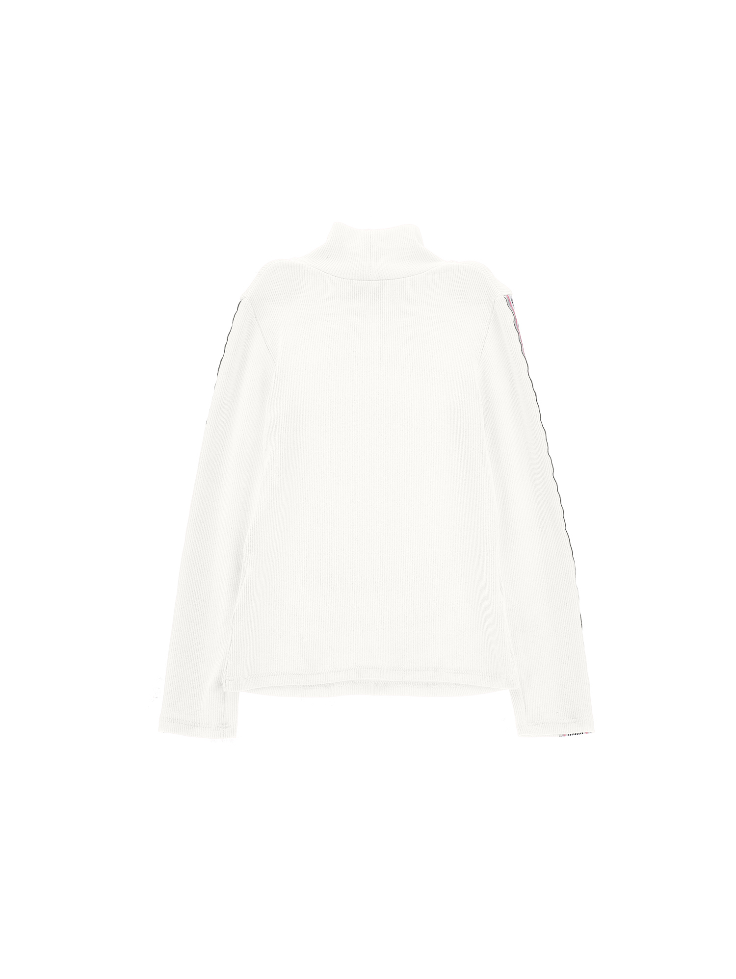 Chiara Ferragni Cf Iconic Logo Viscose Turtleneck In Cream