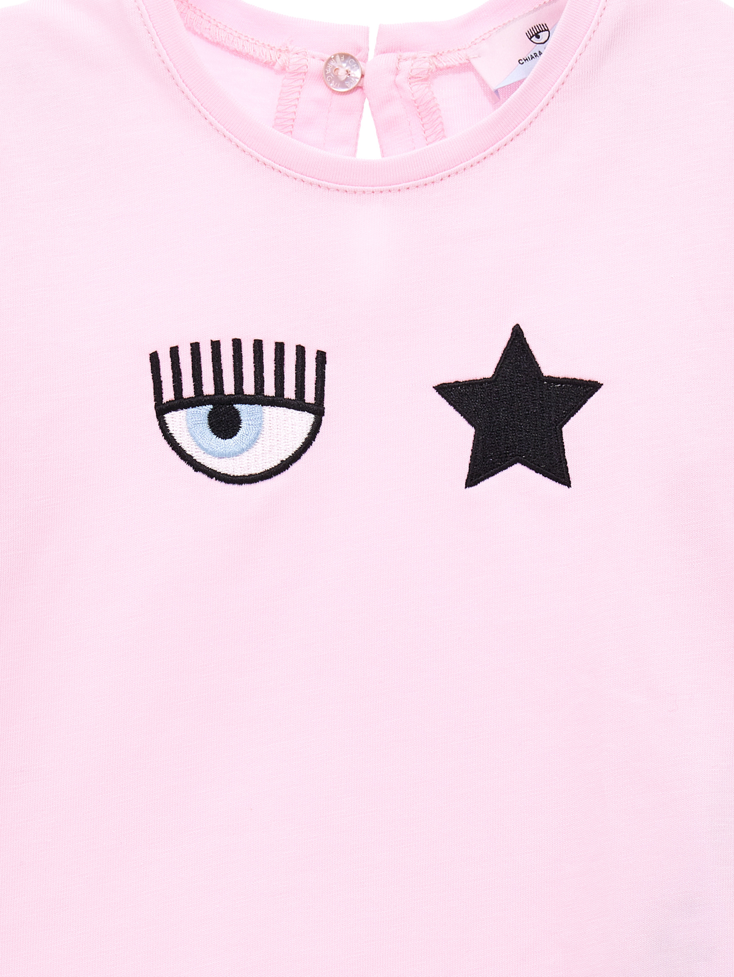 Shop Chiara Ferragni Eyestar Jersey T-shirt In Rosa Fairy Tale