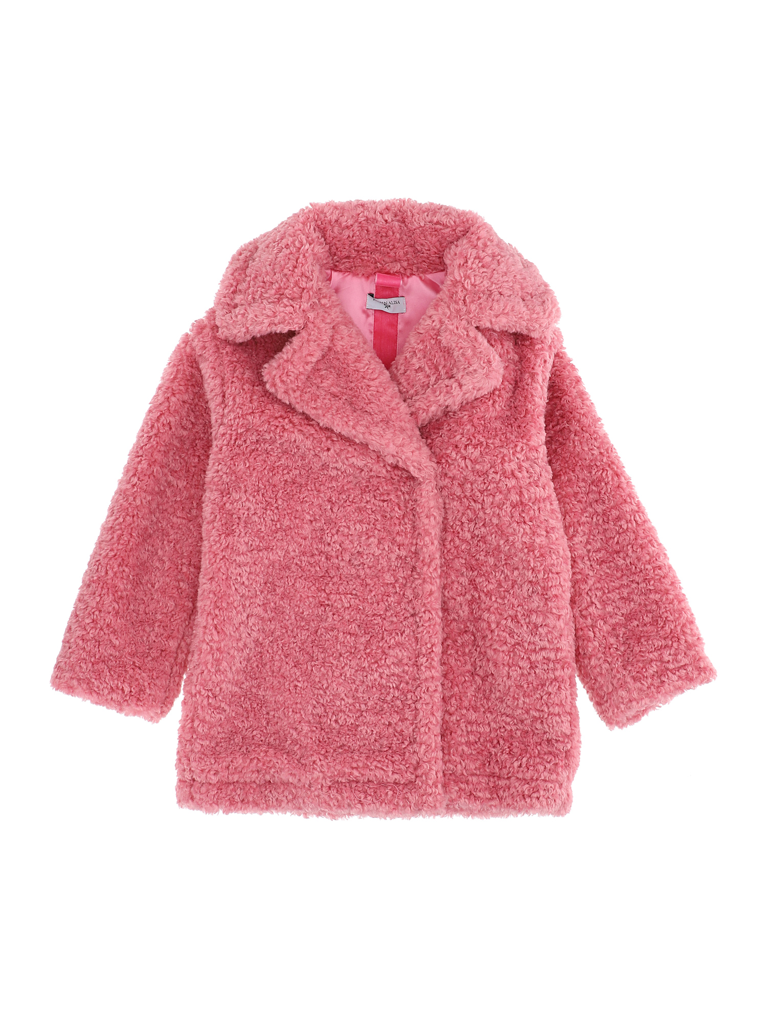 Monnalisa Bambina Abbigliamento Cappotti e giubbotti Soprabiti Cappotti Cappotto bouclé 