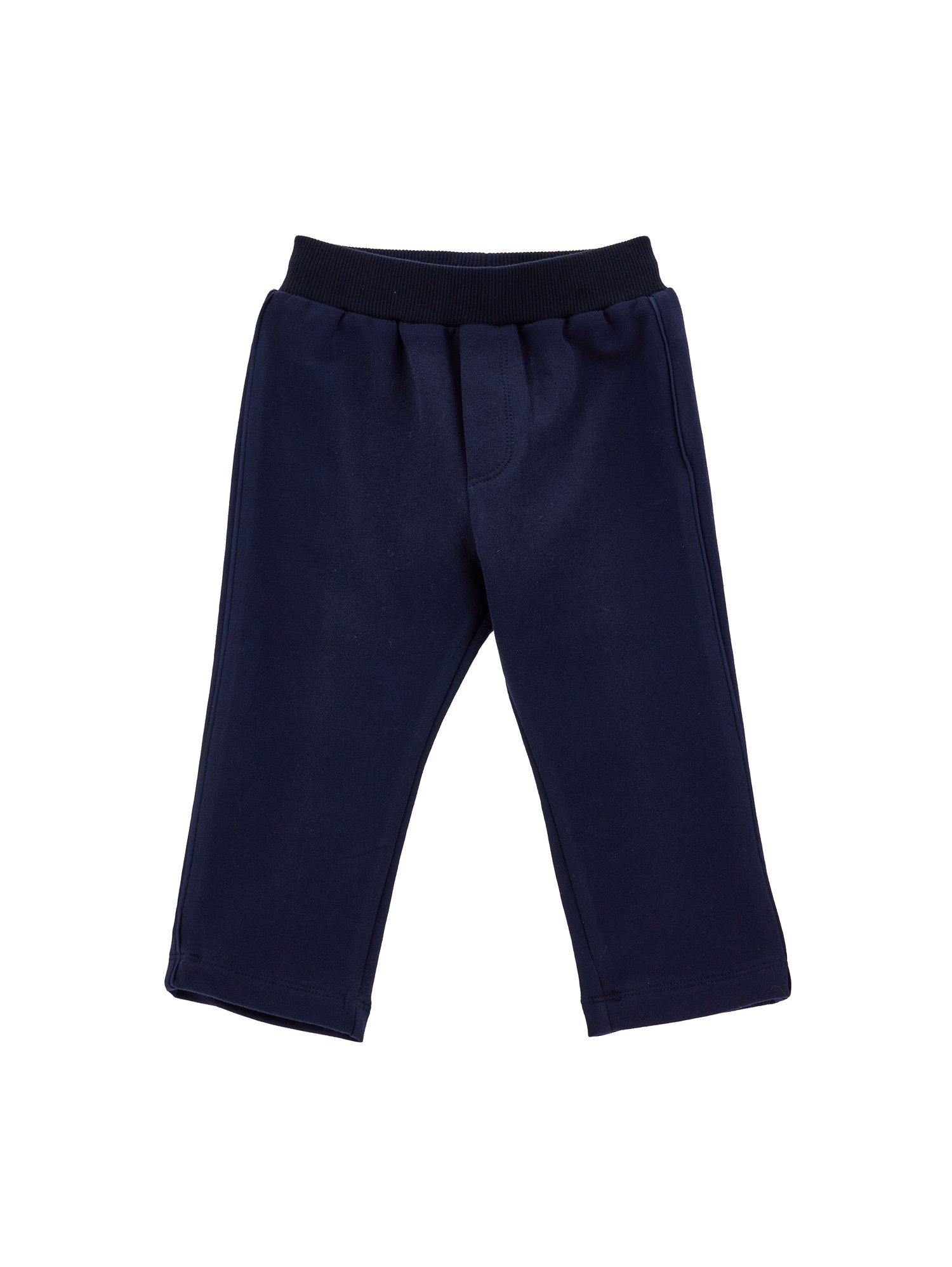 Monnalisa Two-piece Fleece Set With Teddy Bear In Dark Blue