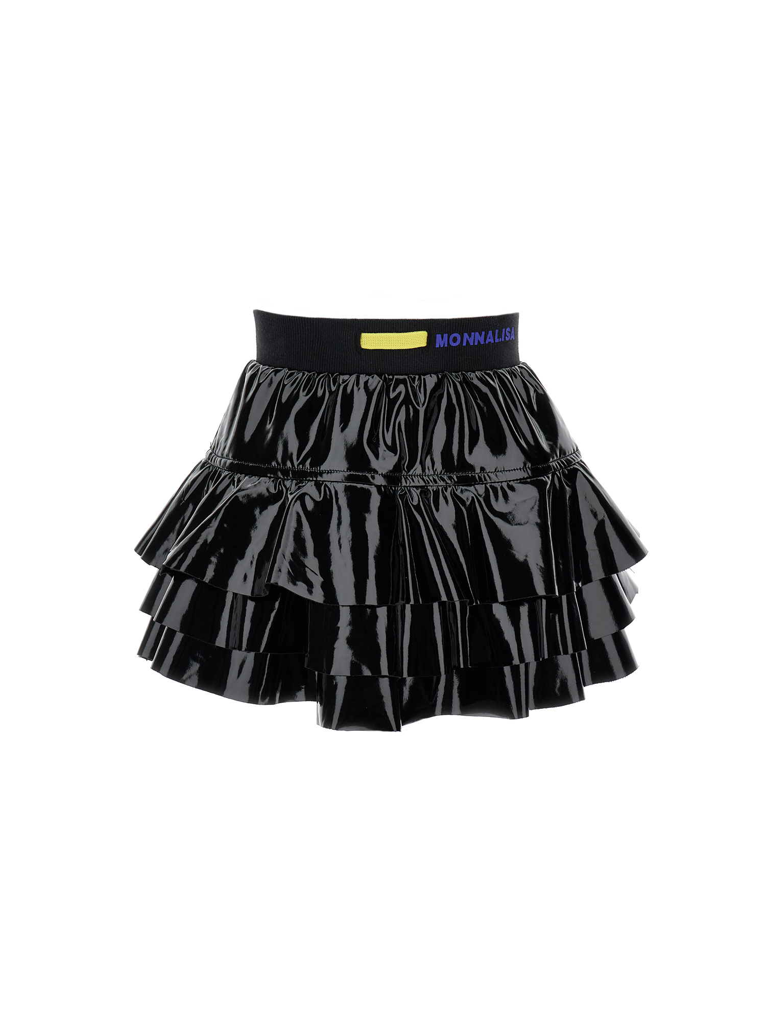 Pvc ruffle skirt hotsell