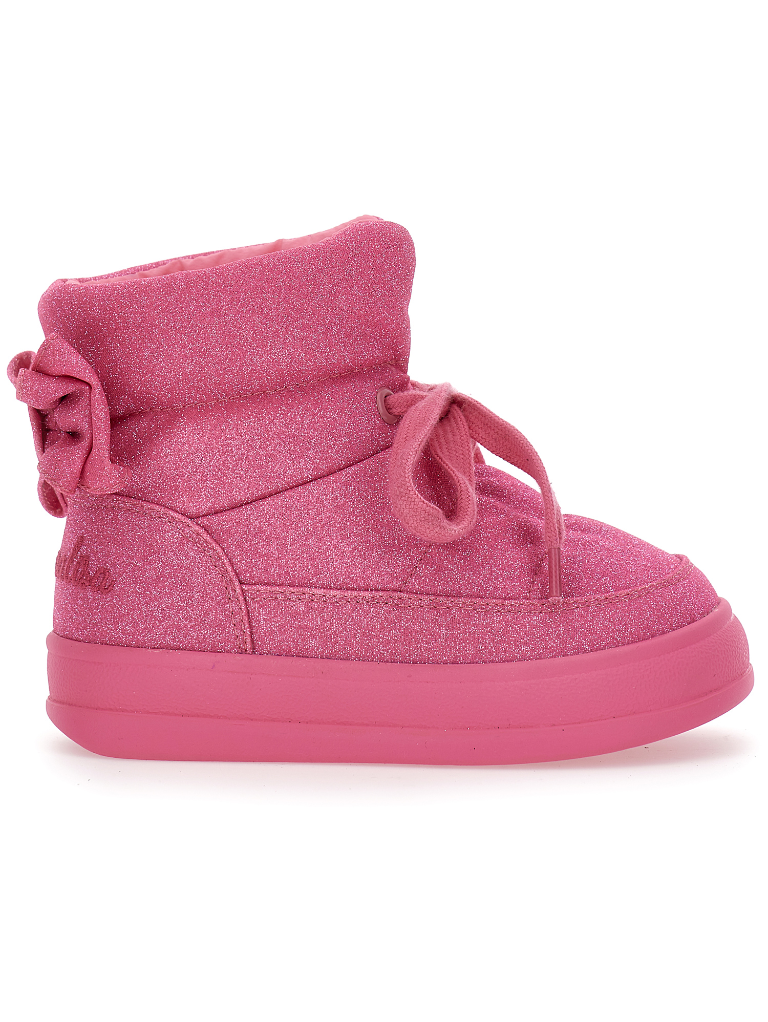 Monnalisa Kids'   Glitter Boots In Bright Peach Pink