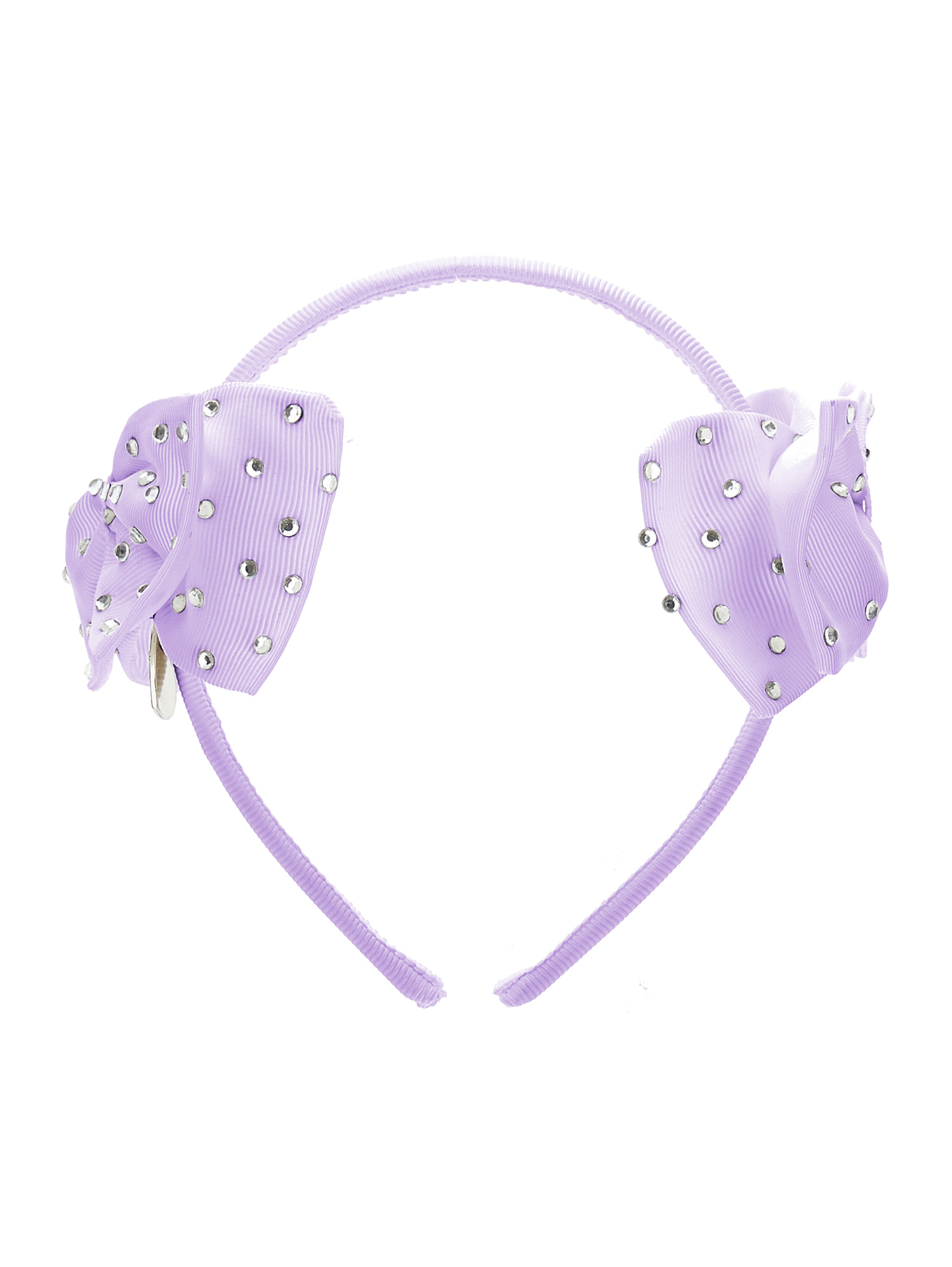 Monnalisa Kids'   Double Bow Hairband In Wisteria