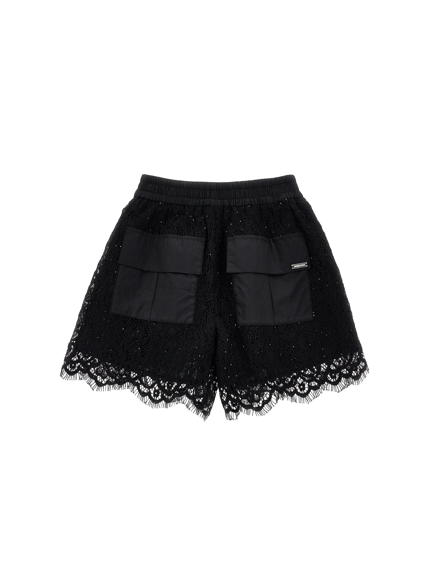 Monnalisa Lace Shorts In Black