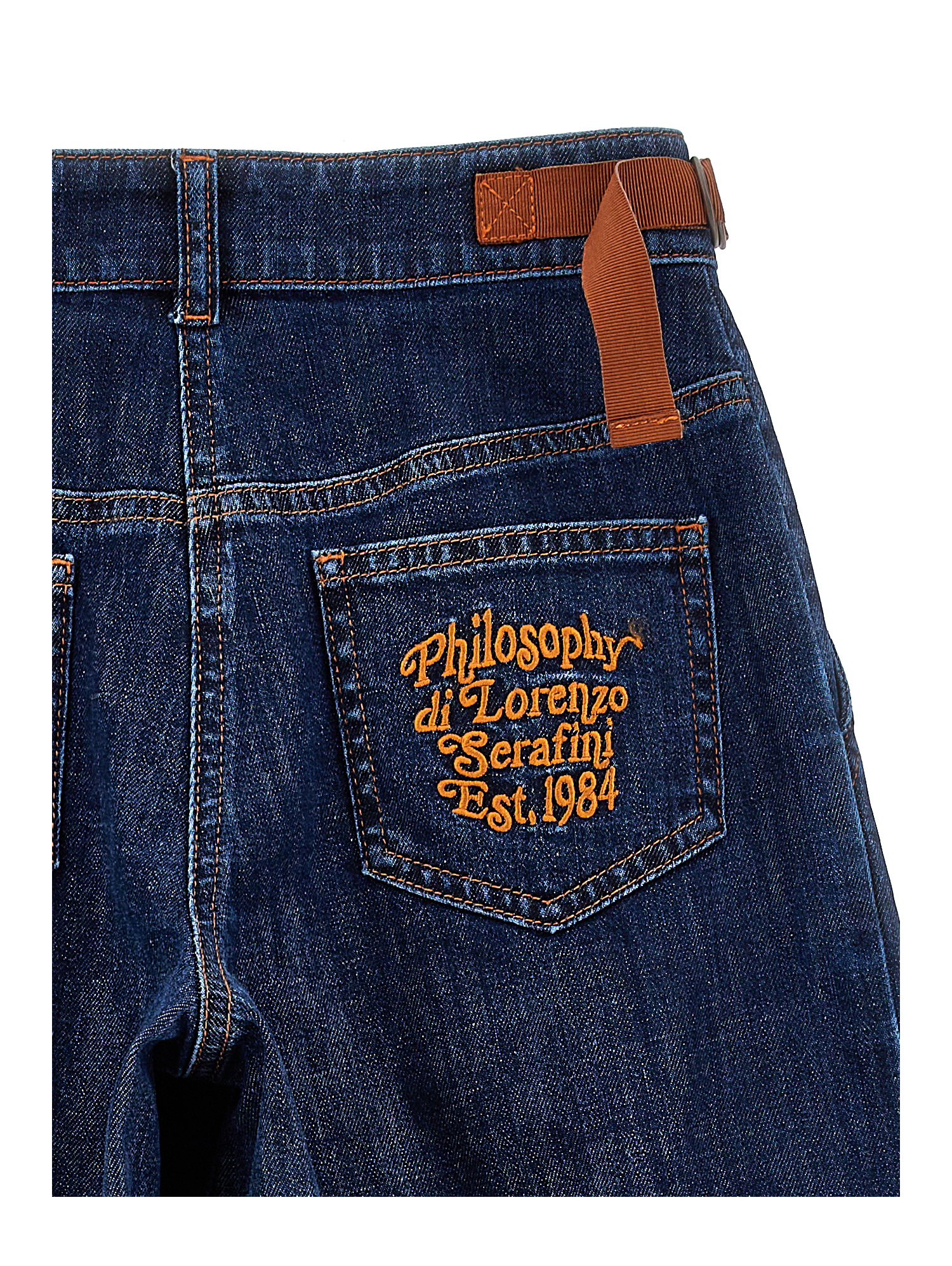 Philosophy Di Lorenzo Serafini Pleated Jeans In Blue