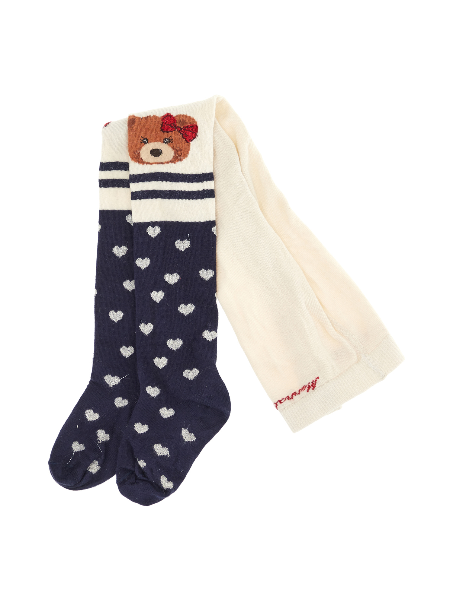 Monnalisa Collant caldo cotone orsetto