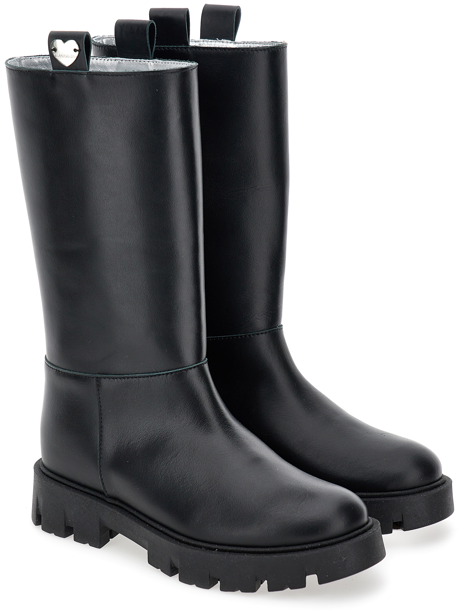MONNALISA MONNALISA LEATHER BOOTS