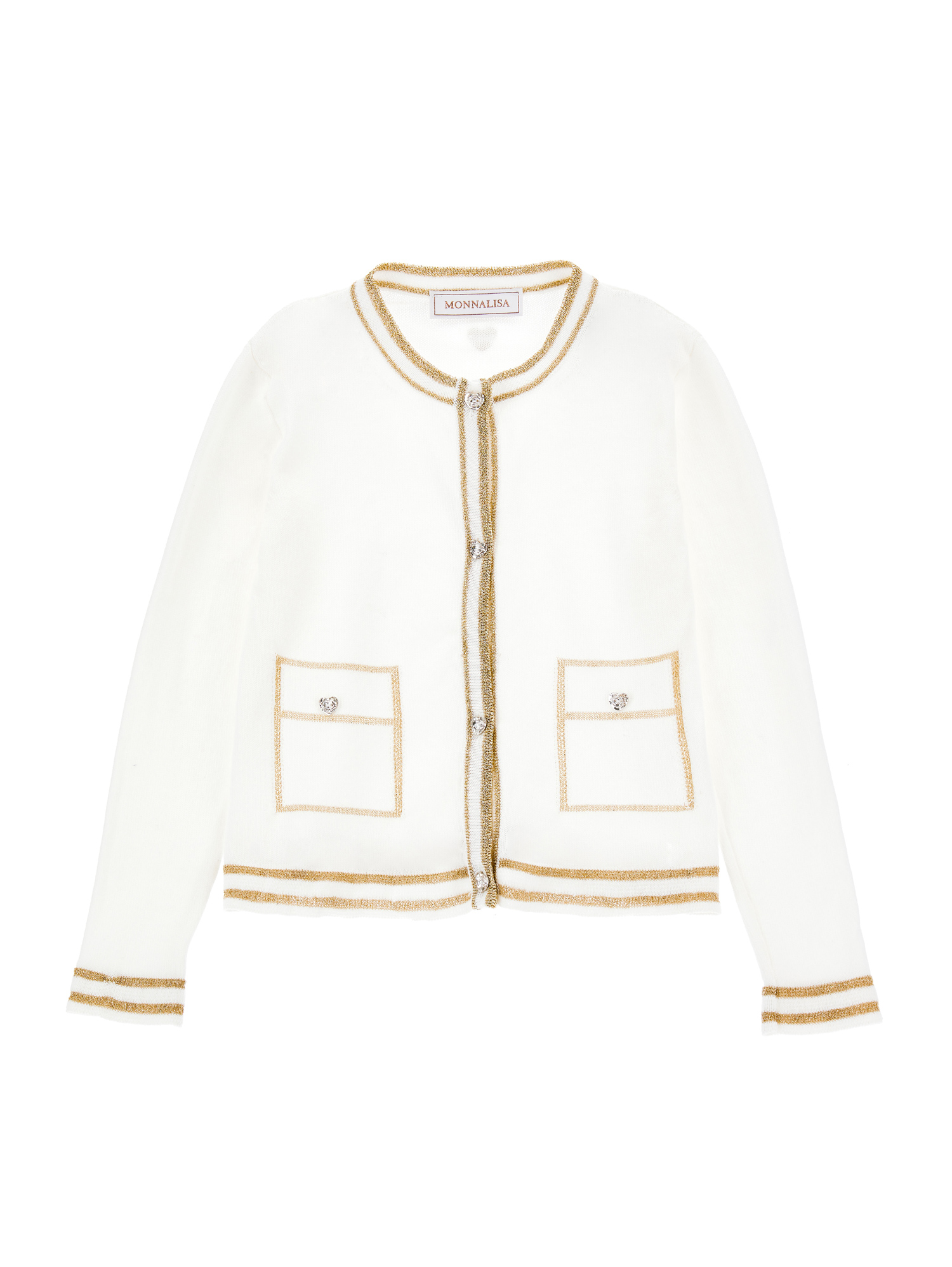 Monnalisa Giacchina maglia lurex