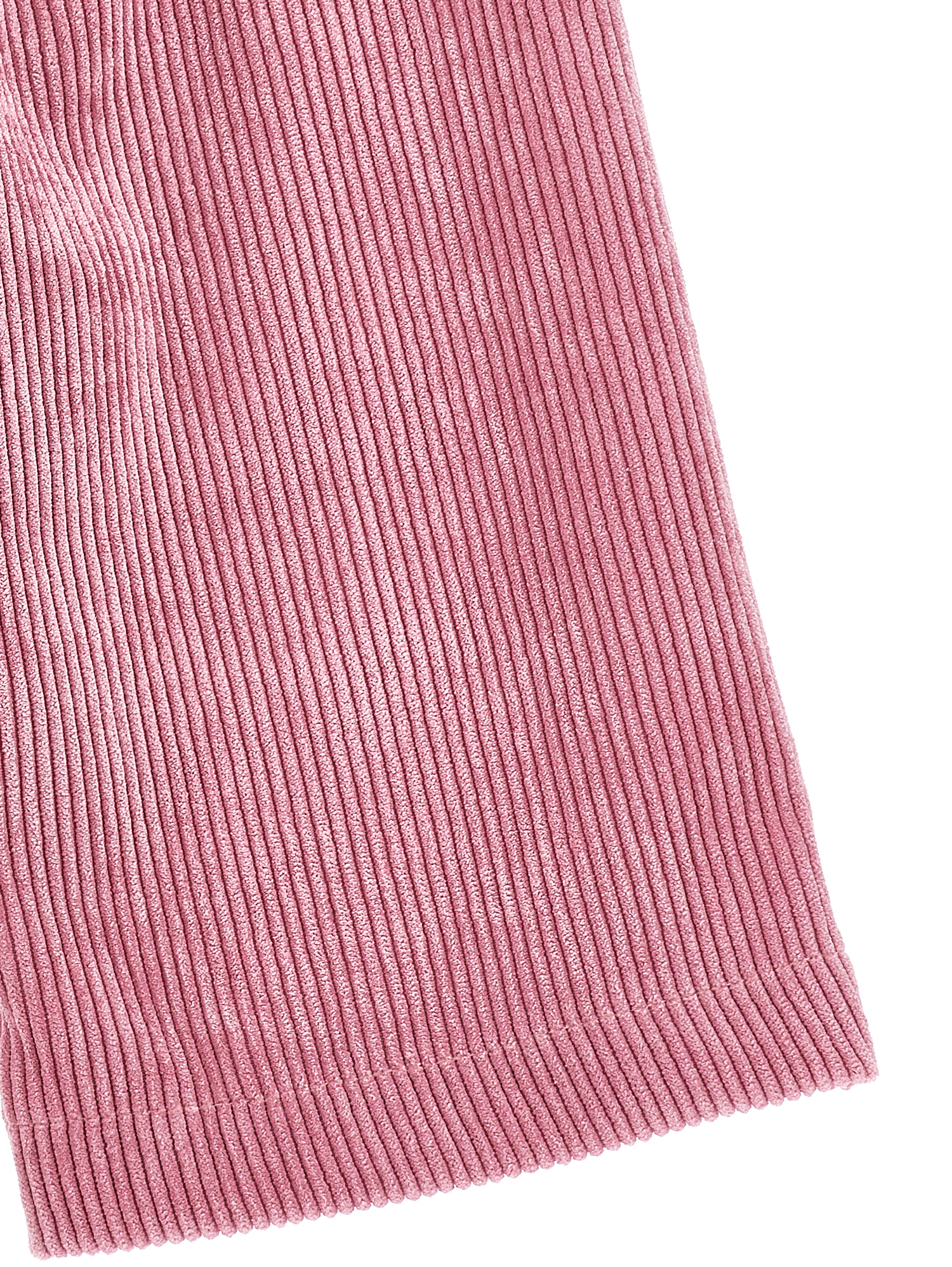 Monnalisa Corduroy Palazzo Trousers In Blush Pink