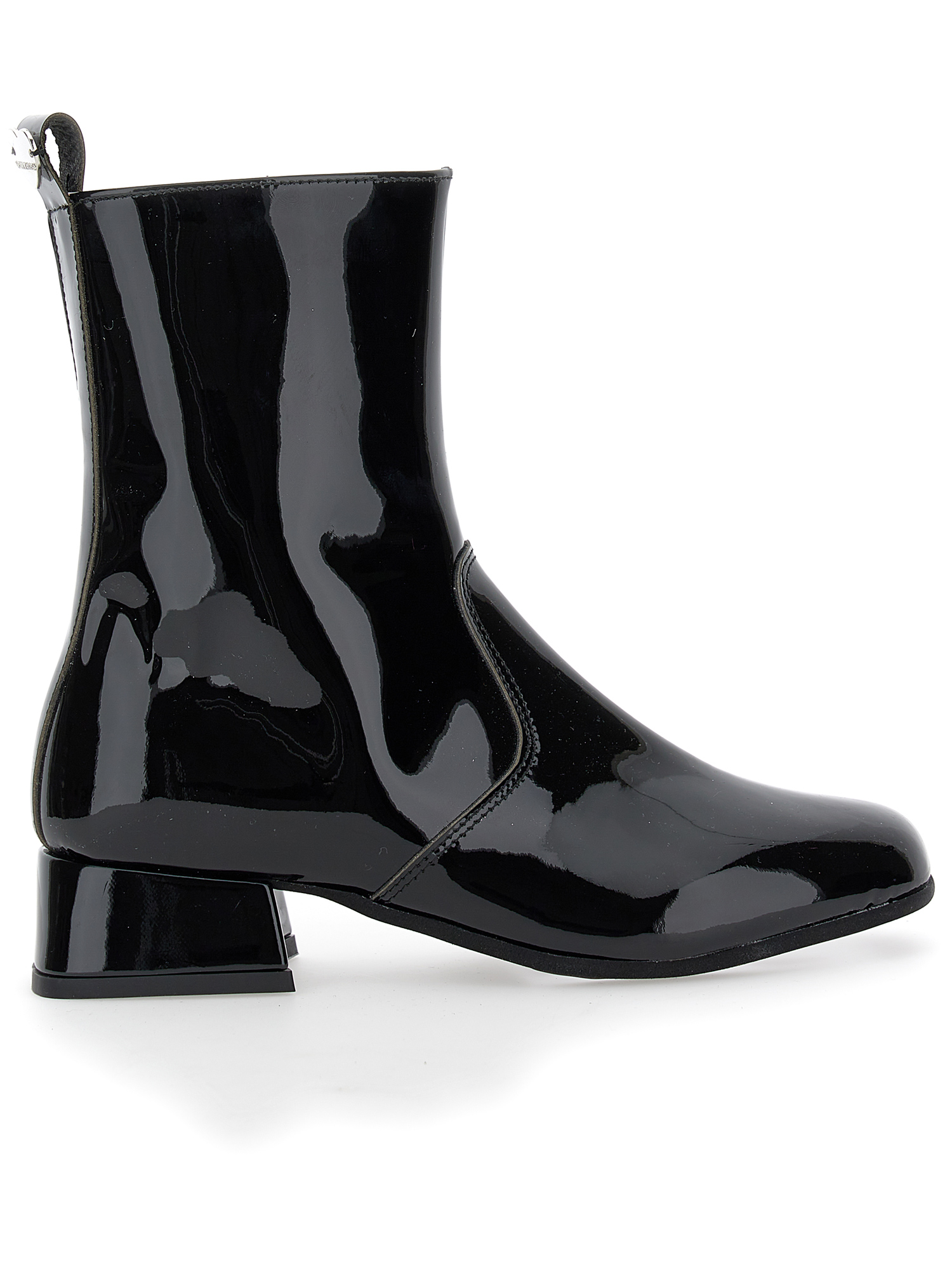 Patent leather ankle boots with heel girl Monnalisa Canada