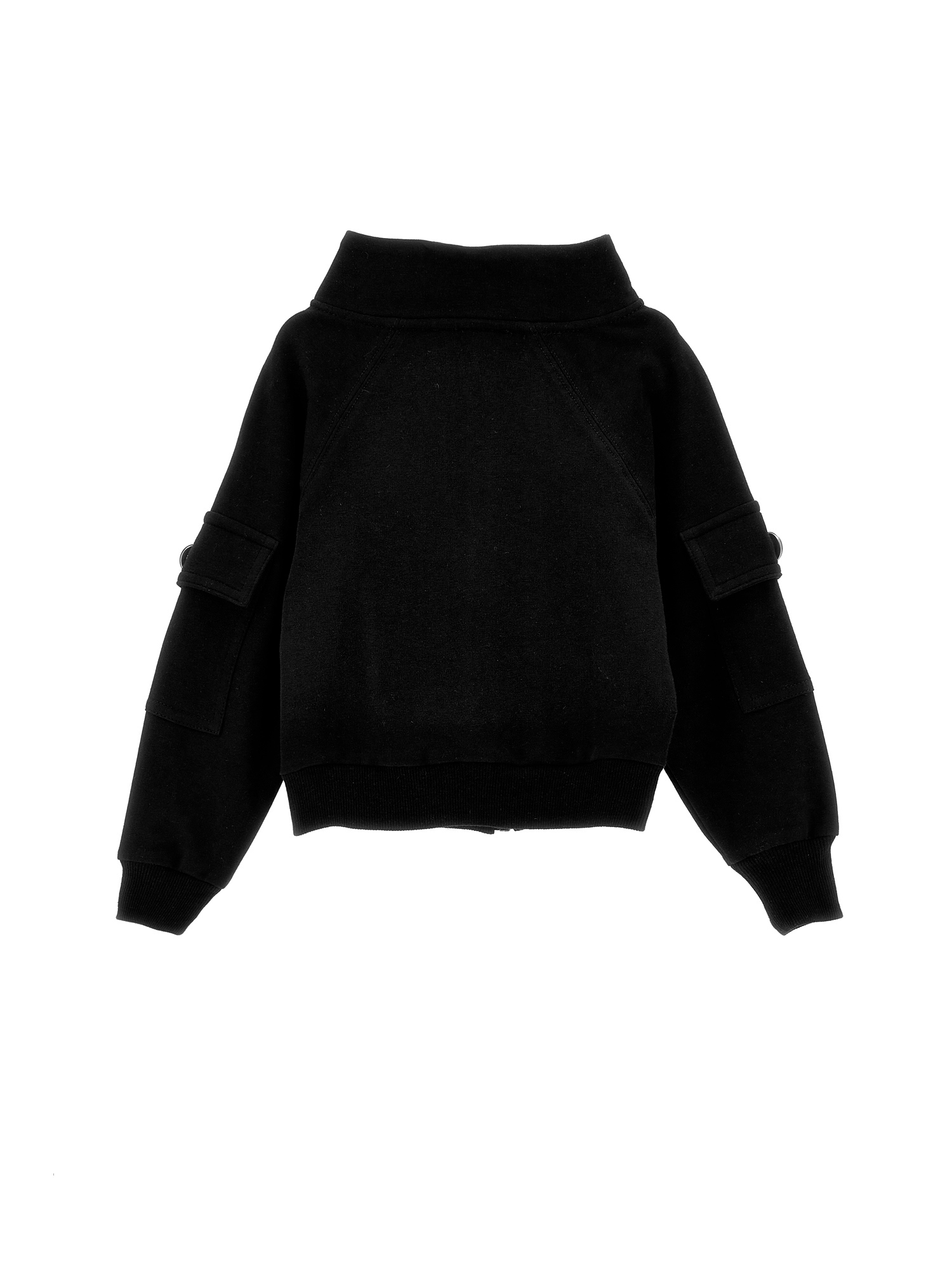 Monnalisa Sweatshirt With Zip And Pocket