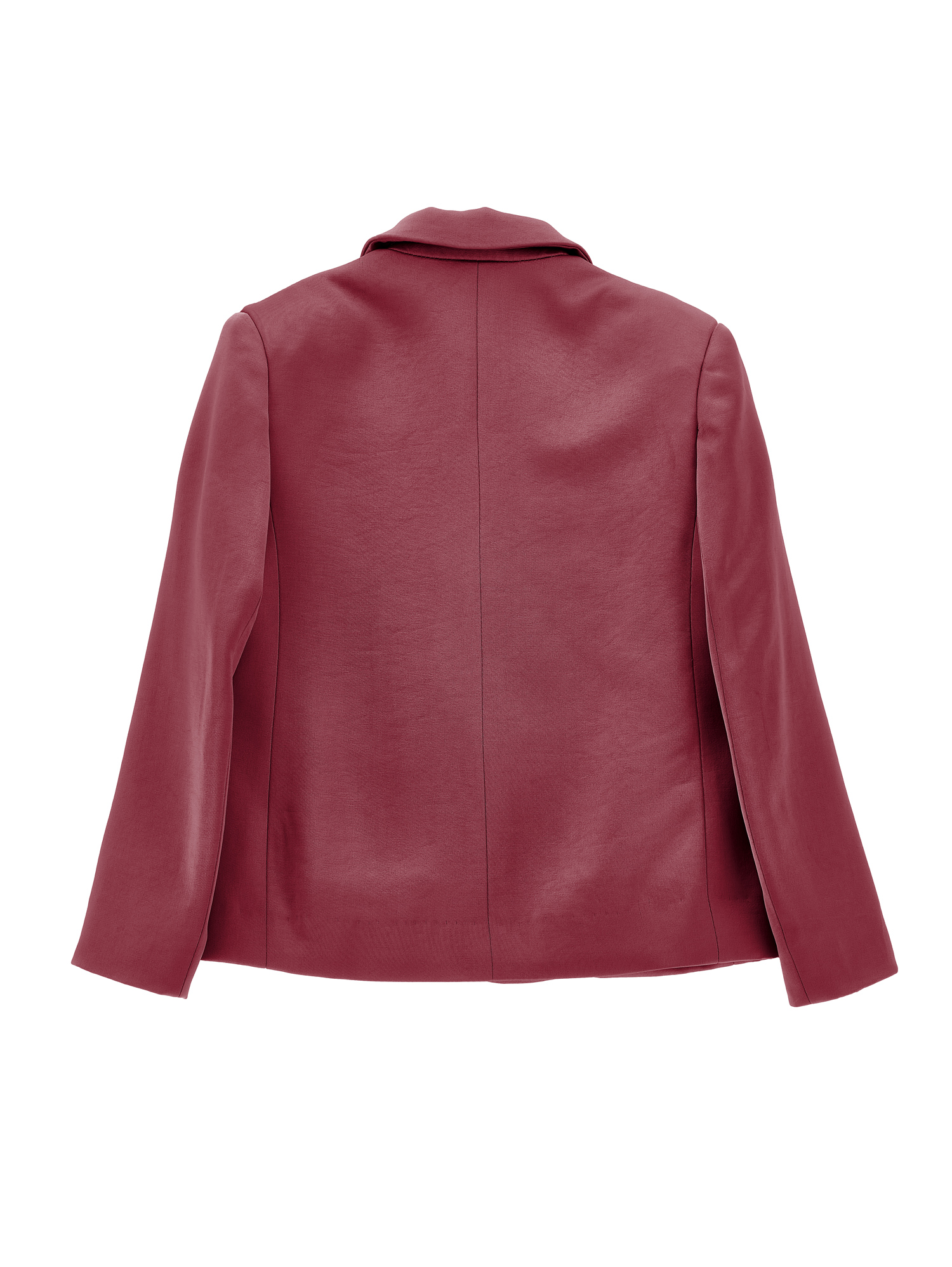 Monnalisa Satin-lined Jacket In Plum